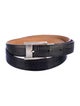Montblanc Skinny Embossed Leather Waist Belt