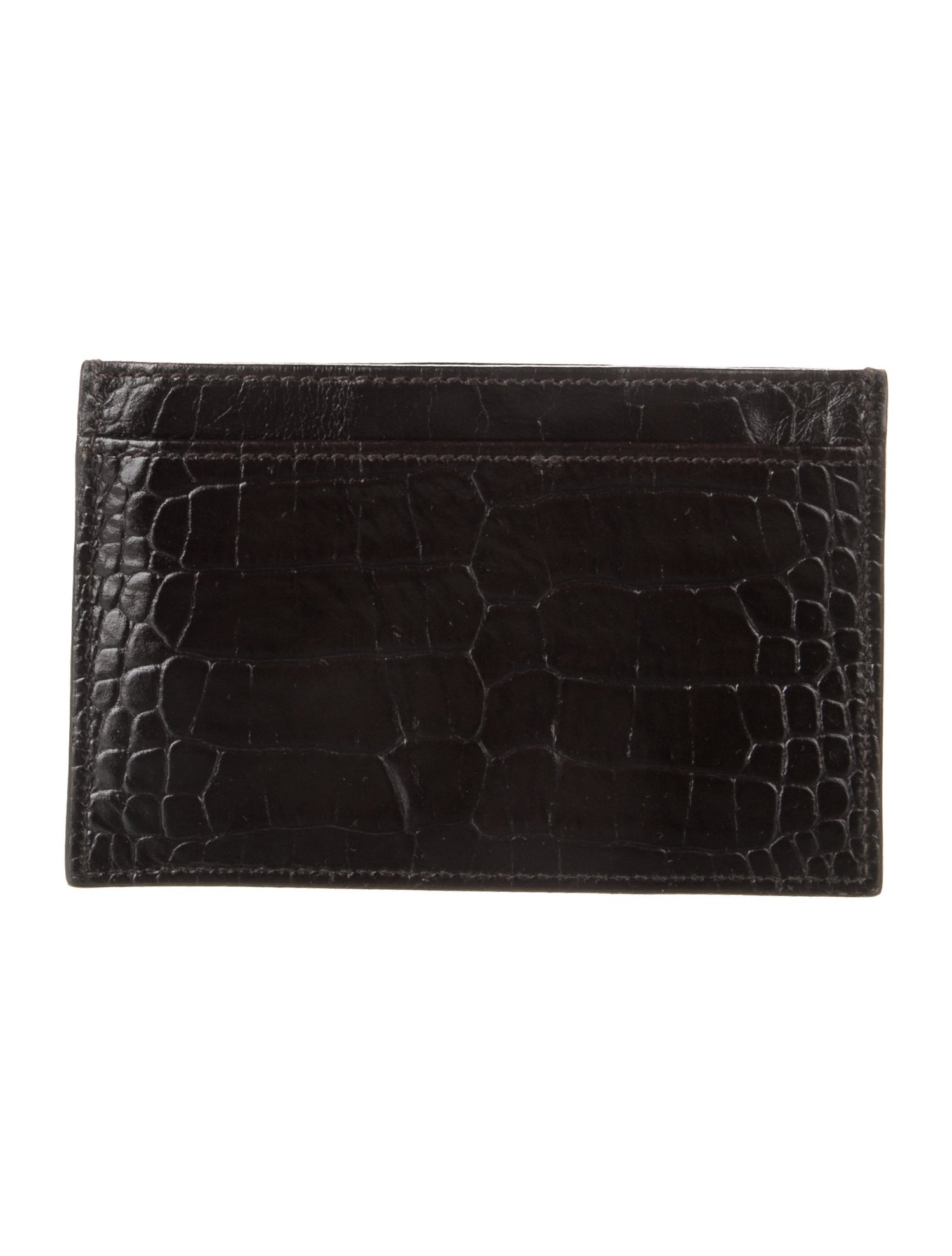 Montblanc Crocodile Card Holder w/ Tags