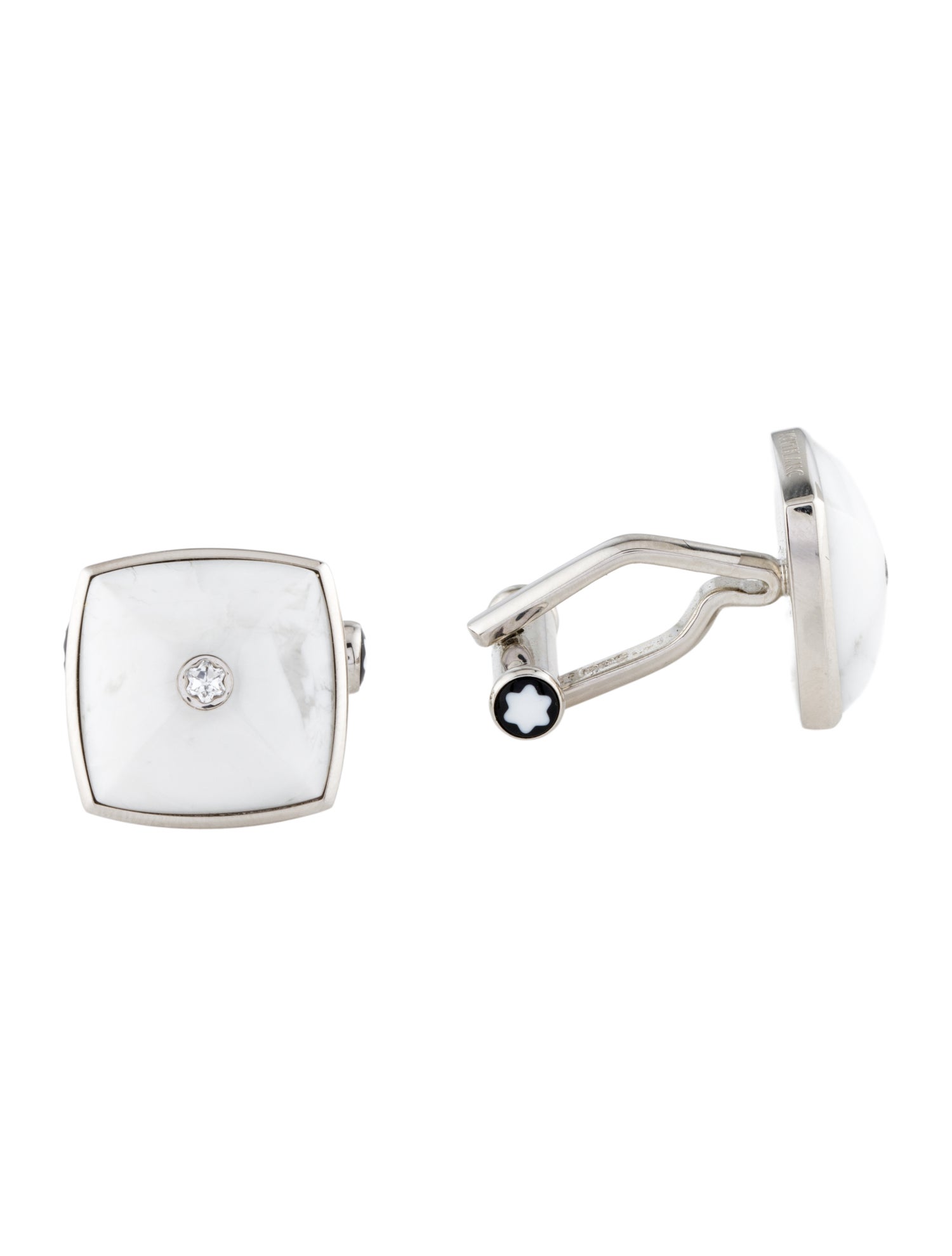 Montblanc Diamond & Magnesite Cufflinks