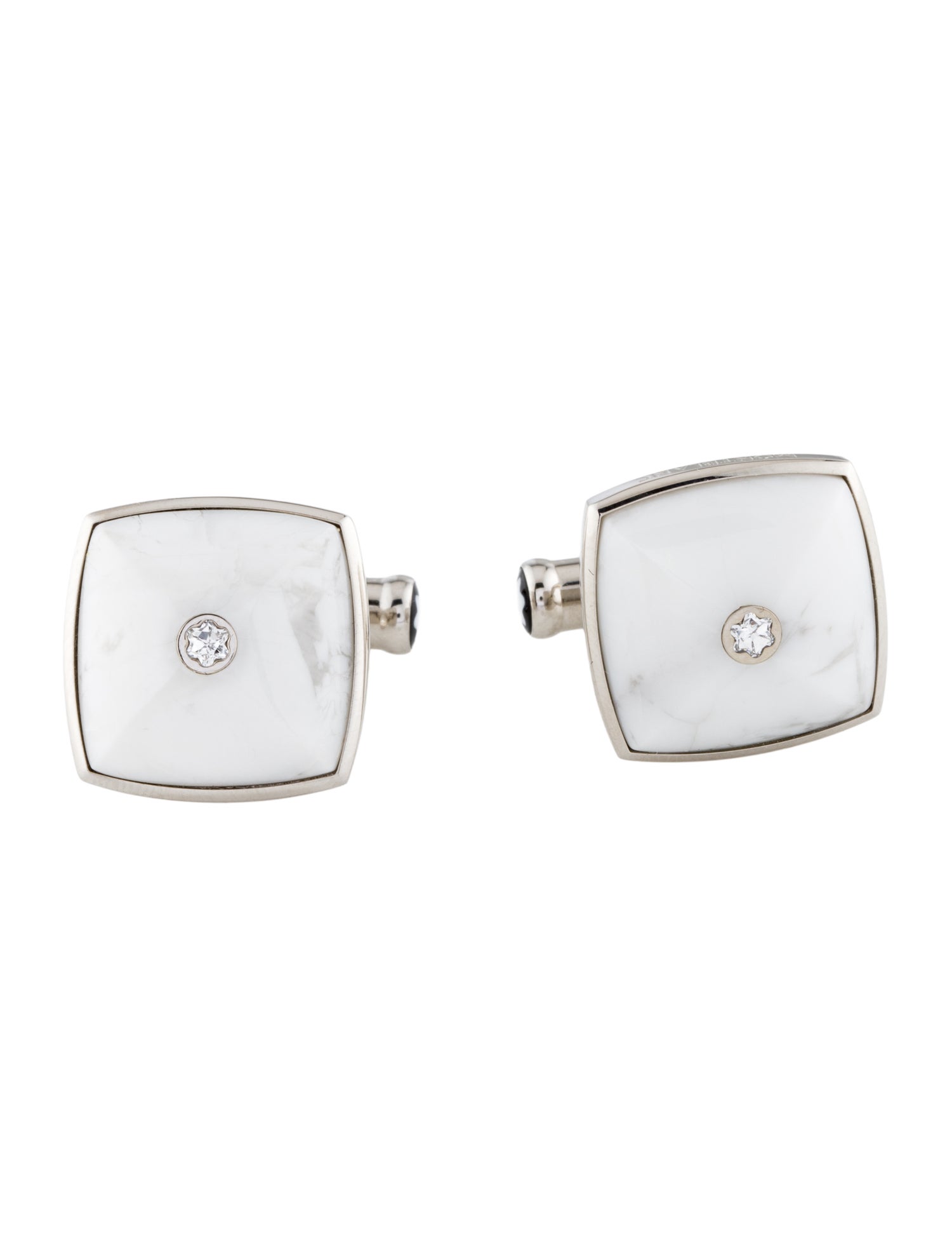 Montblanc Diamond & Magnesite Cufflinks