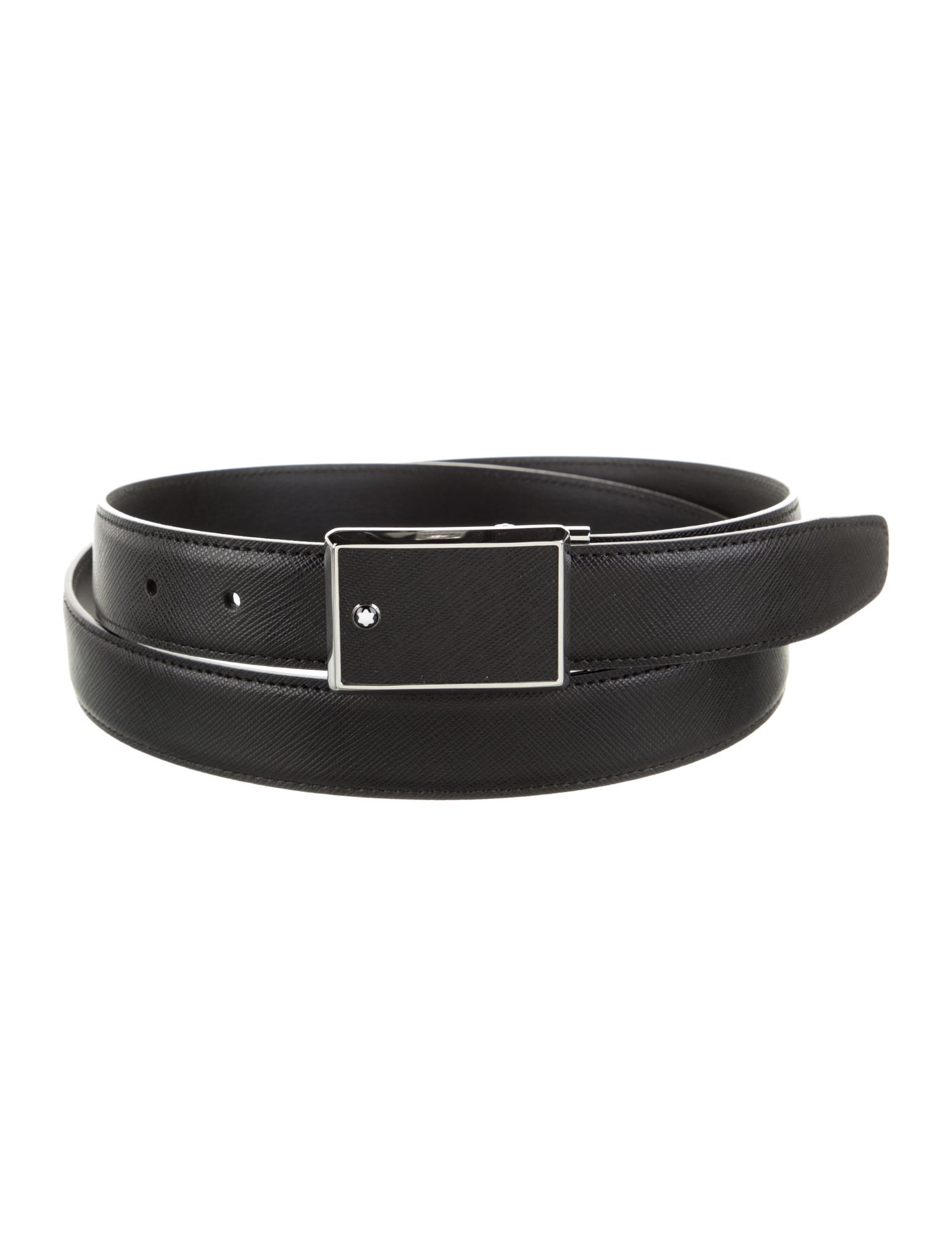 Montblanc Saffiano Leather Belt Kit