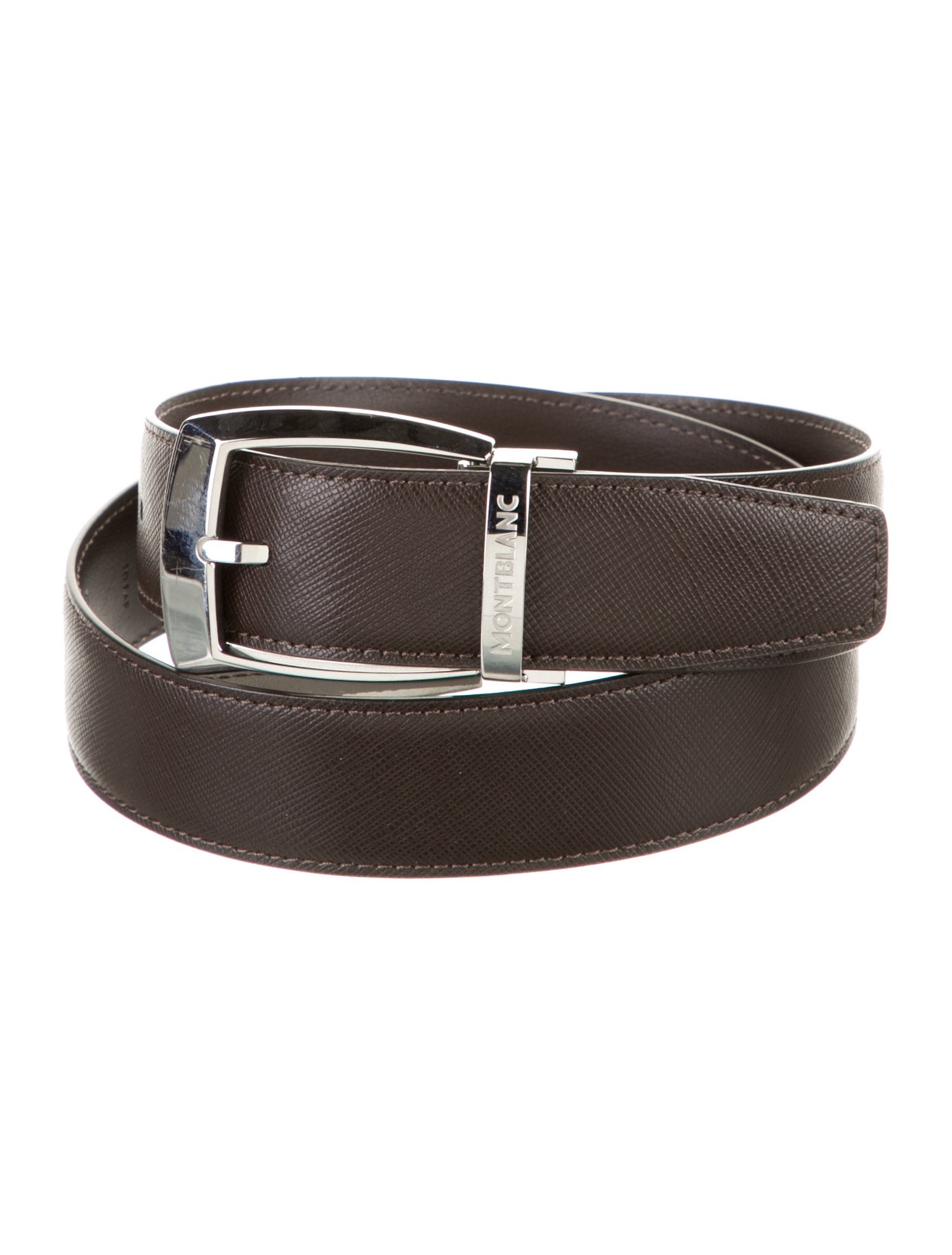 Montblanc Saffiano Leather Belt