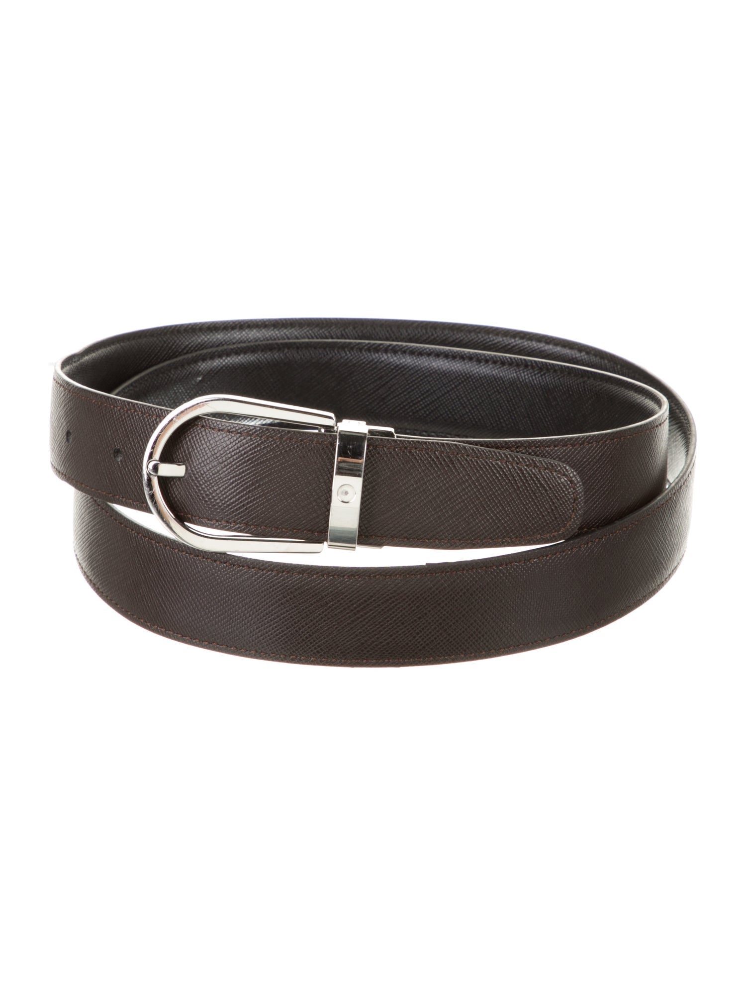 Montblanc Saffiano Leather Belt