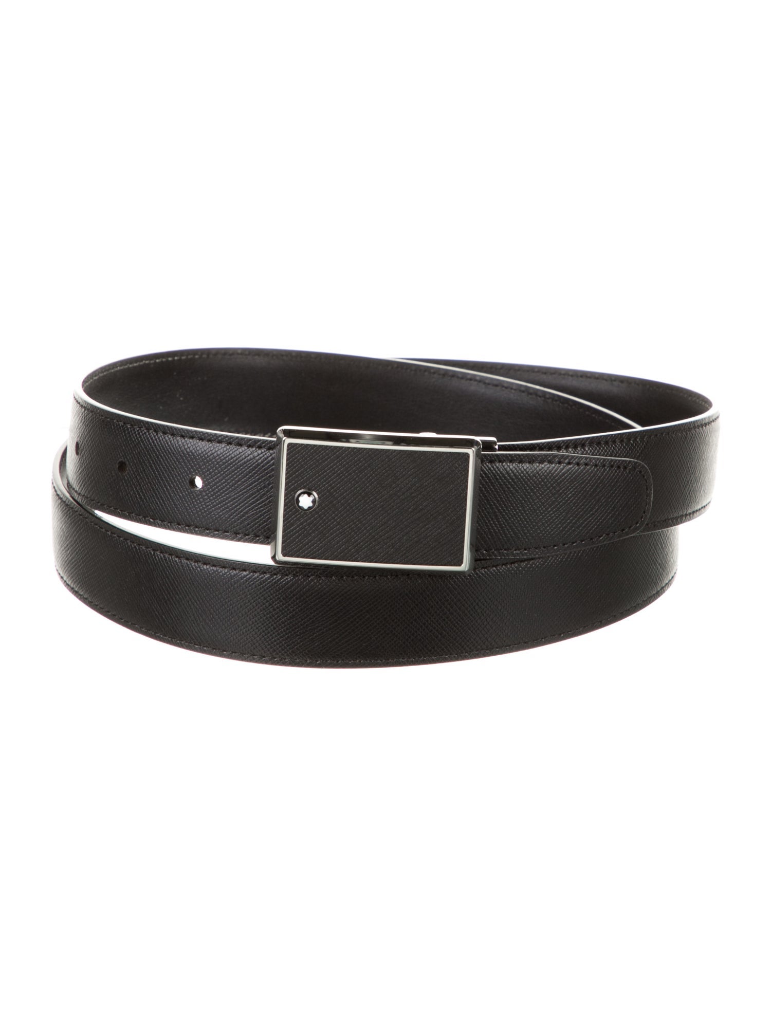Montblanc Saffiano Leather Belt Kit