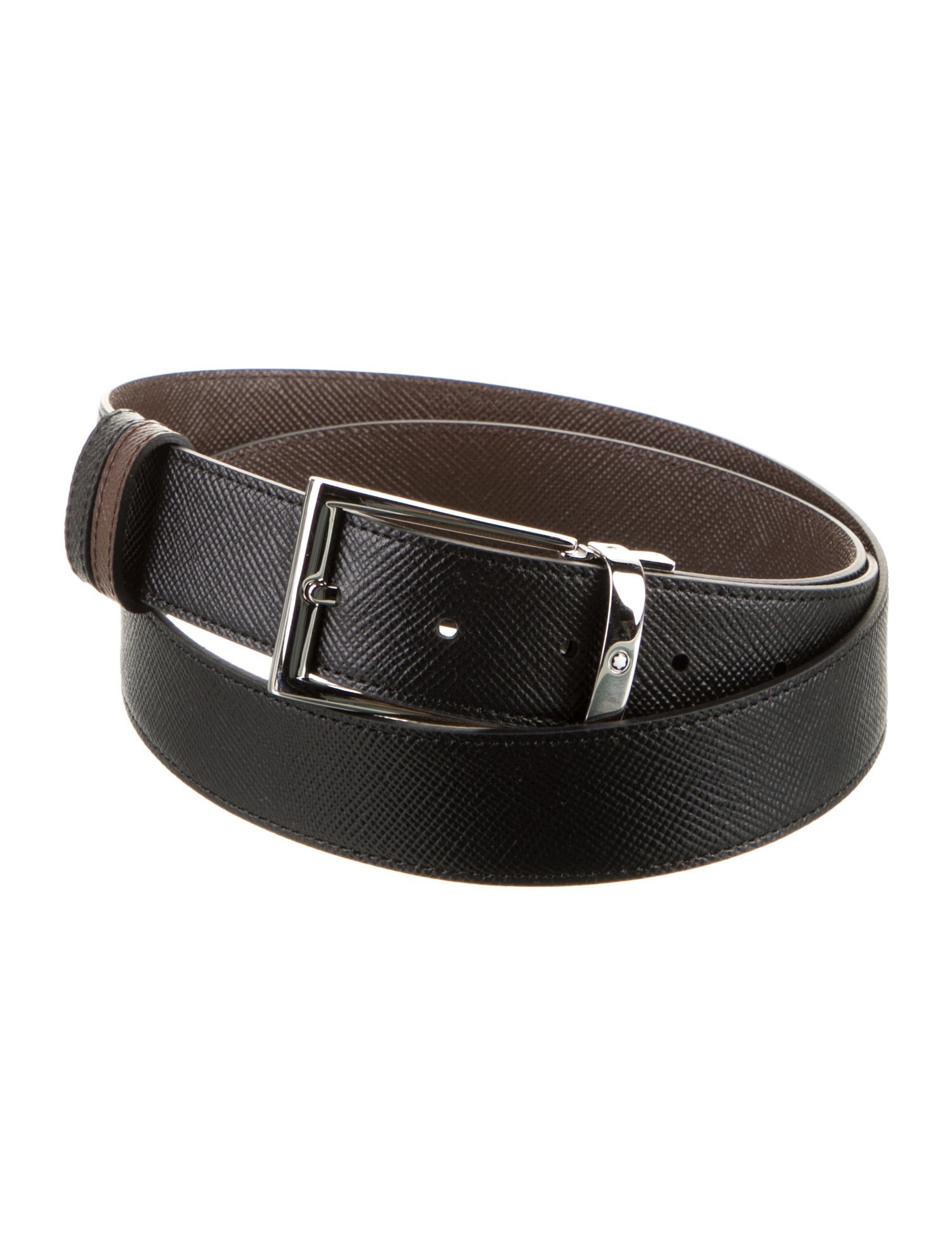Montblanc Saffiano Leather Belt