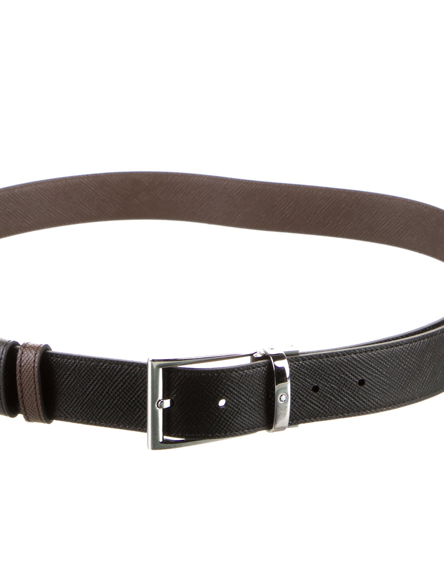 Montblanc Saffiano Leather Belt