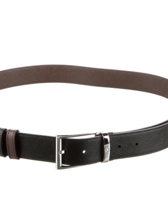 Montblanc Saffiano Leather Belt
