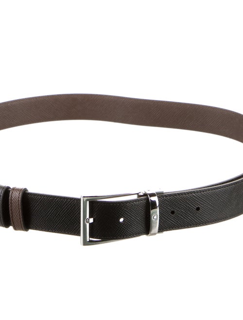 Montblanc Saffiano Leather Belt
