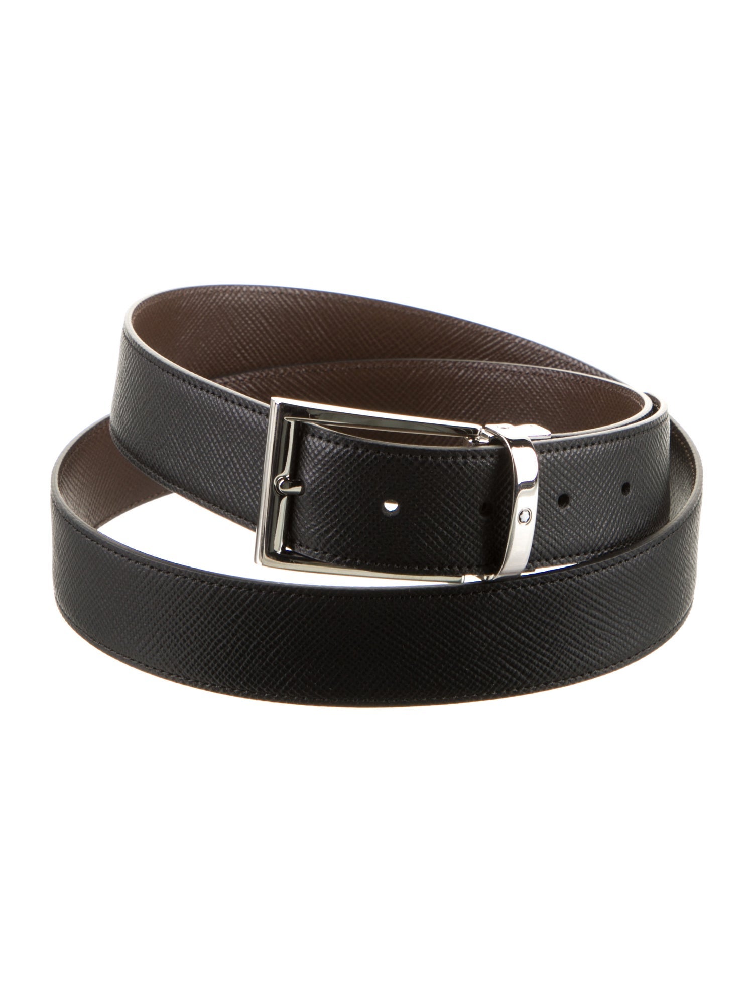 Montblanc Saffiano Leather Belt