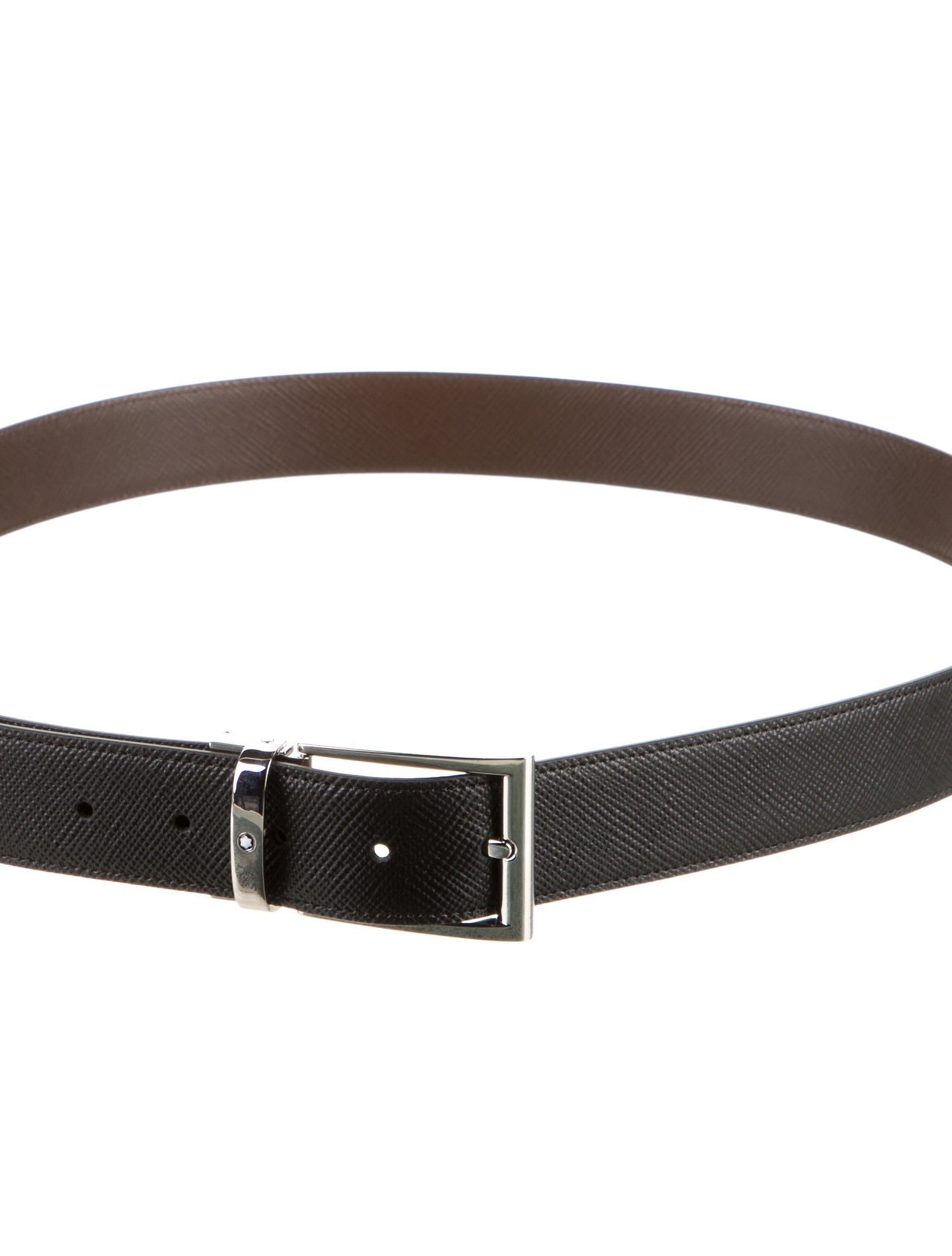 Montblanc Saffiano Leather Belt