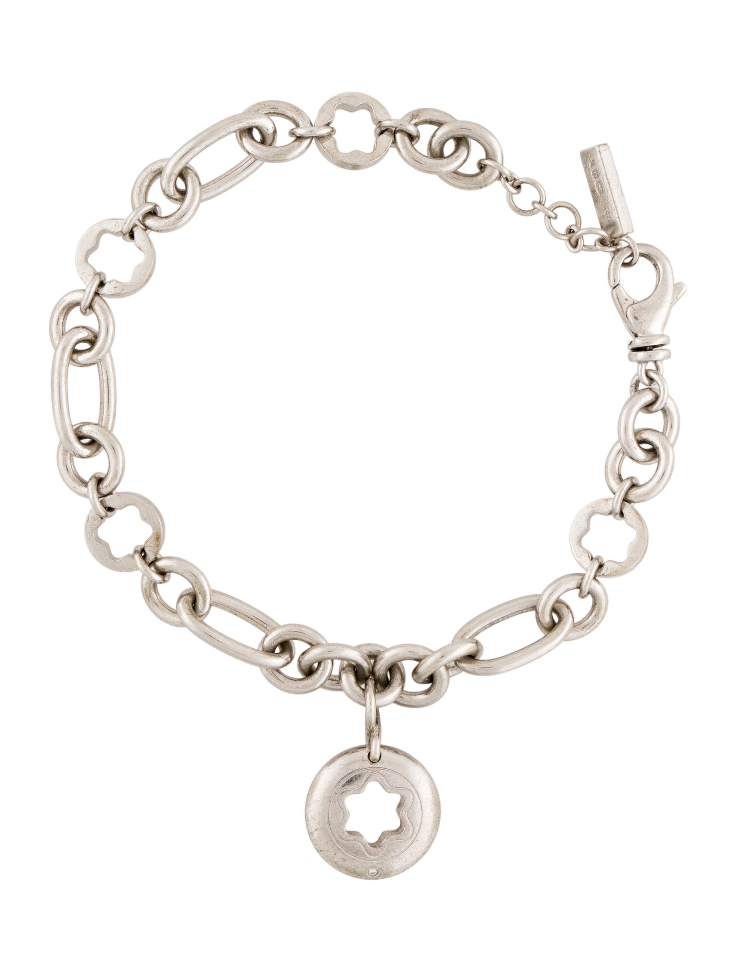 Montblanc Diamond Logo Charm Bracelet
