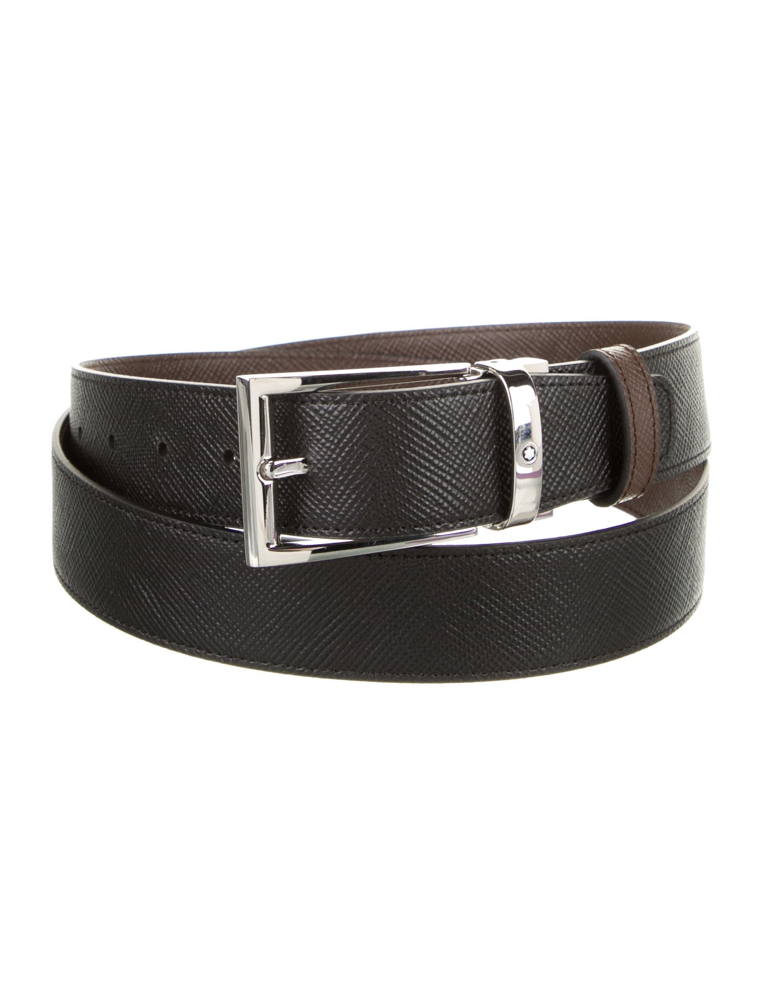 Montblanc Saffiano Leather Belt