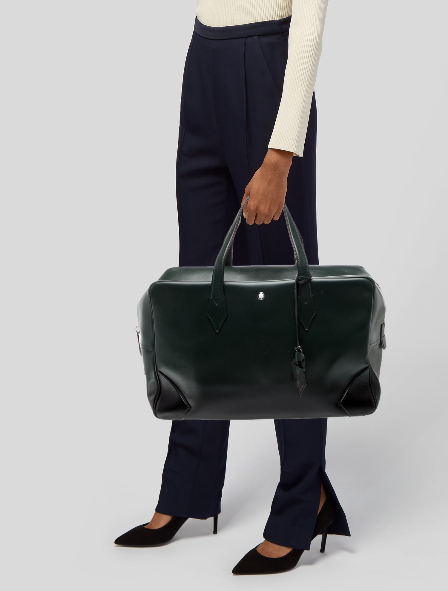 Montblanc Leather Top Handle Bag