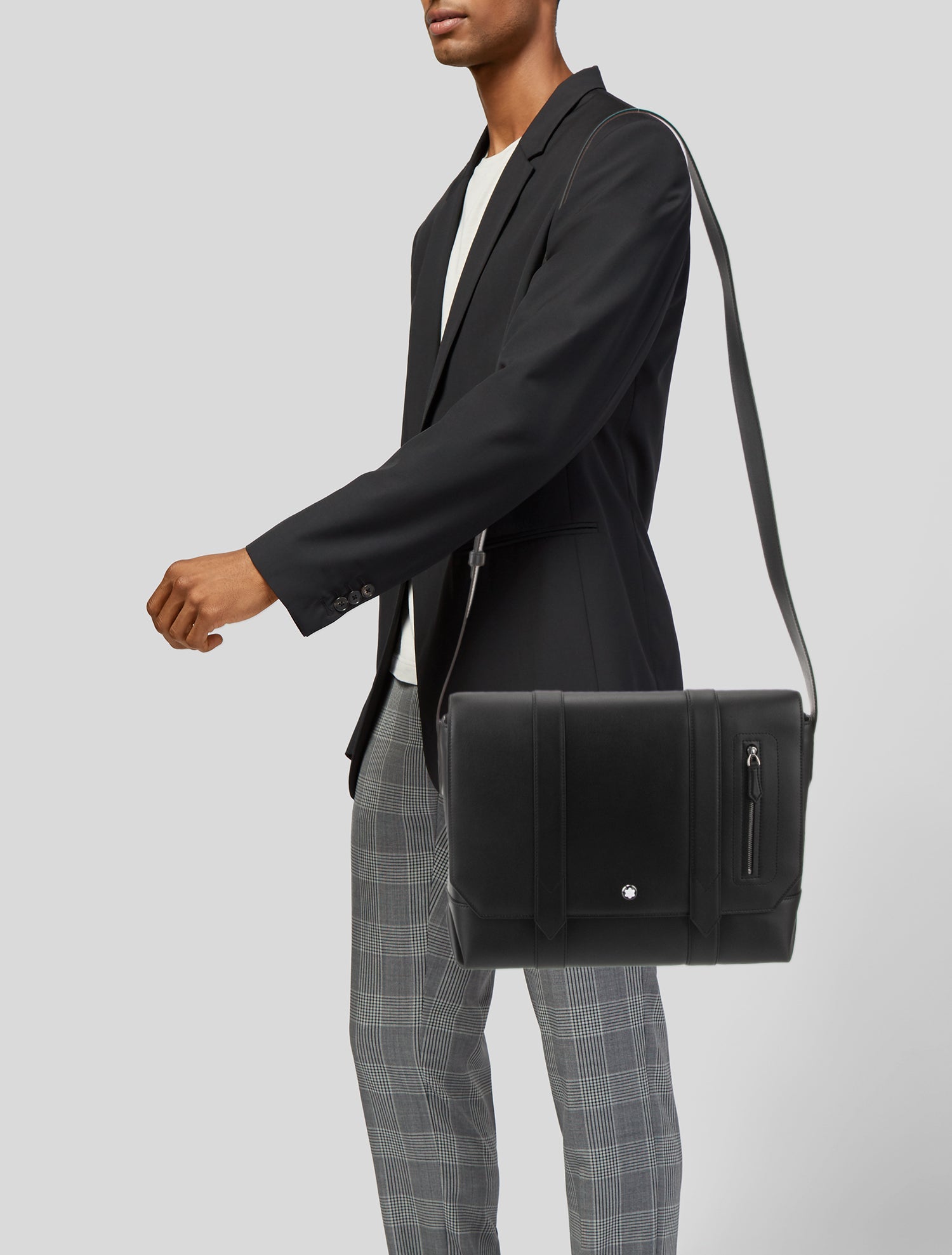 Montblanc Leather Messenger Bag w/ Tags