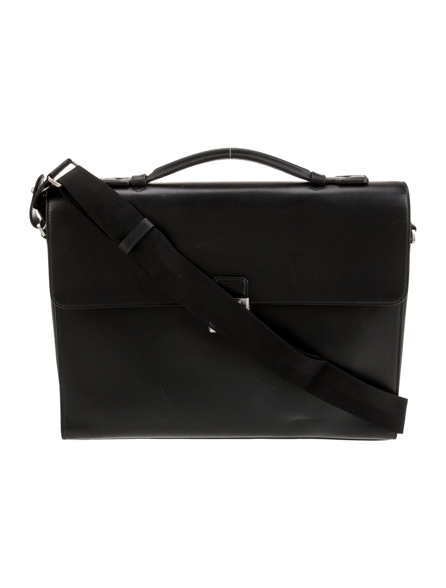 Montblanc Leather Messenger Bag
