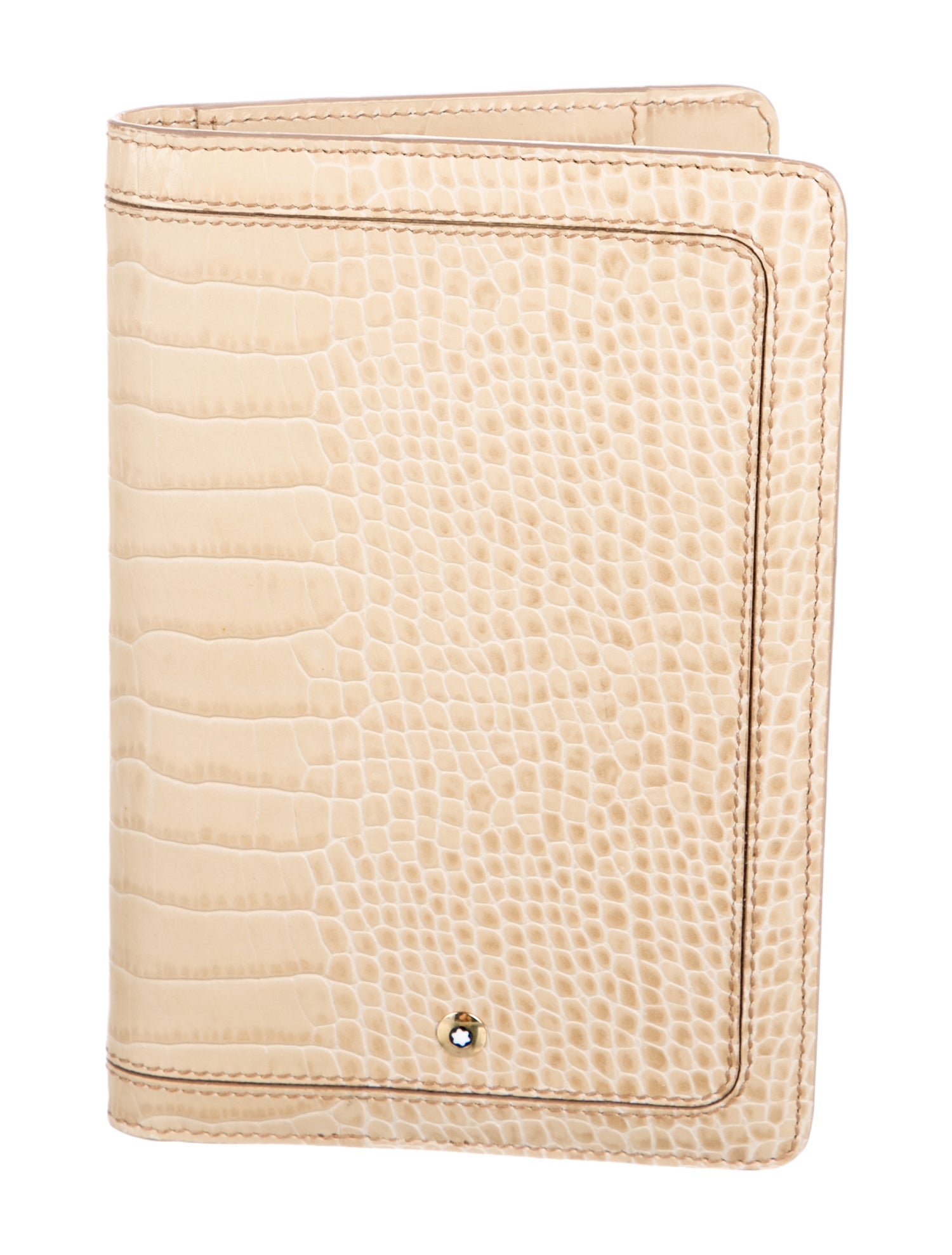 Montblanc Neutral leather passport case