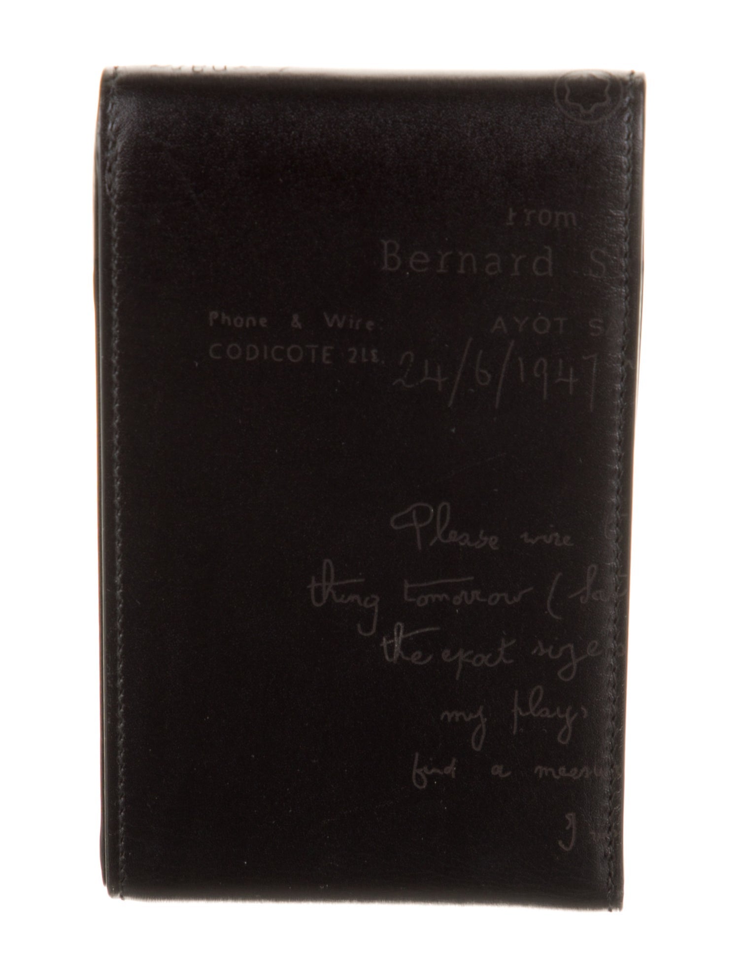 Montblanc Leather Printed Wallet