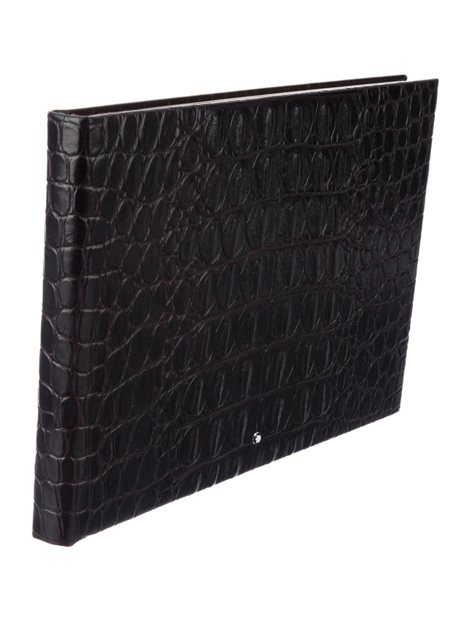 Montblanc Croco Embossed Leather Guest Book