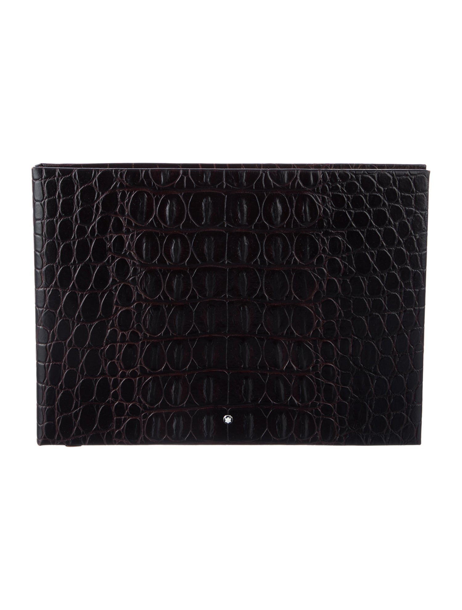 Montblanc Croco Embossed Leather Guest Book