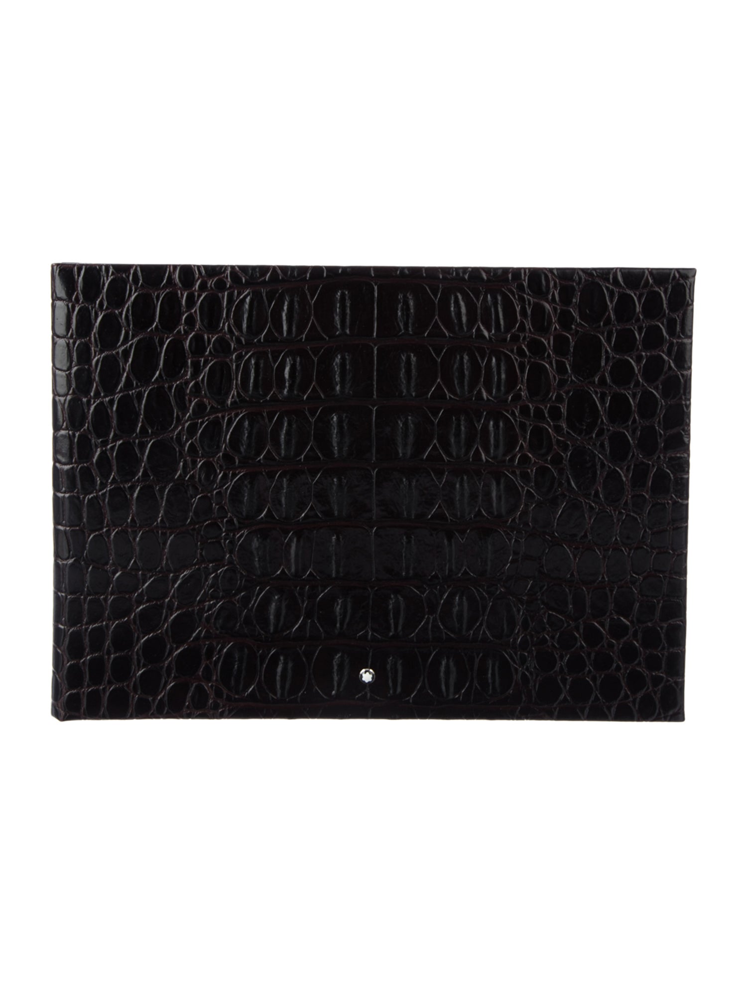 Montblanc Croco Embossed Leather Guest Book