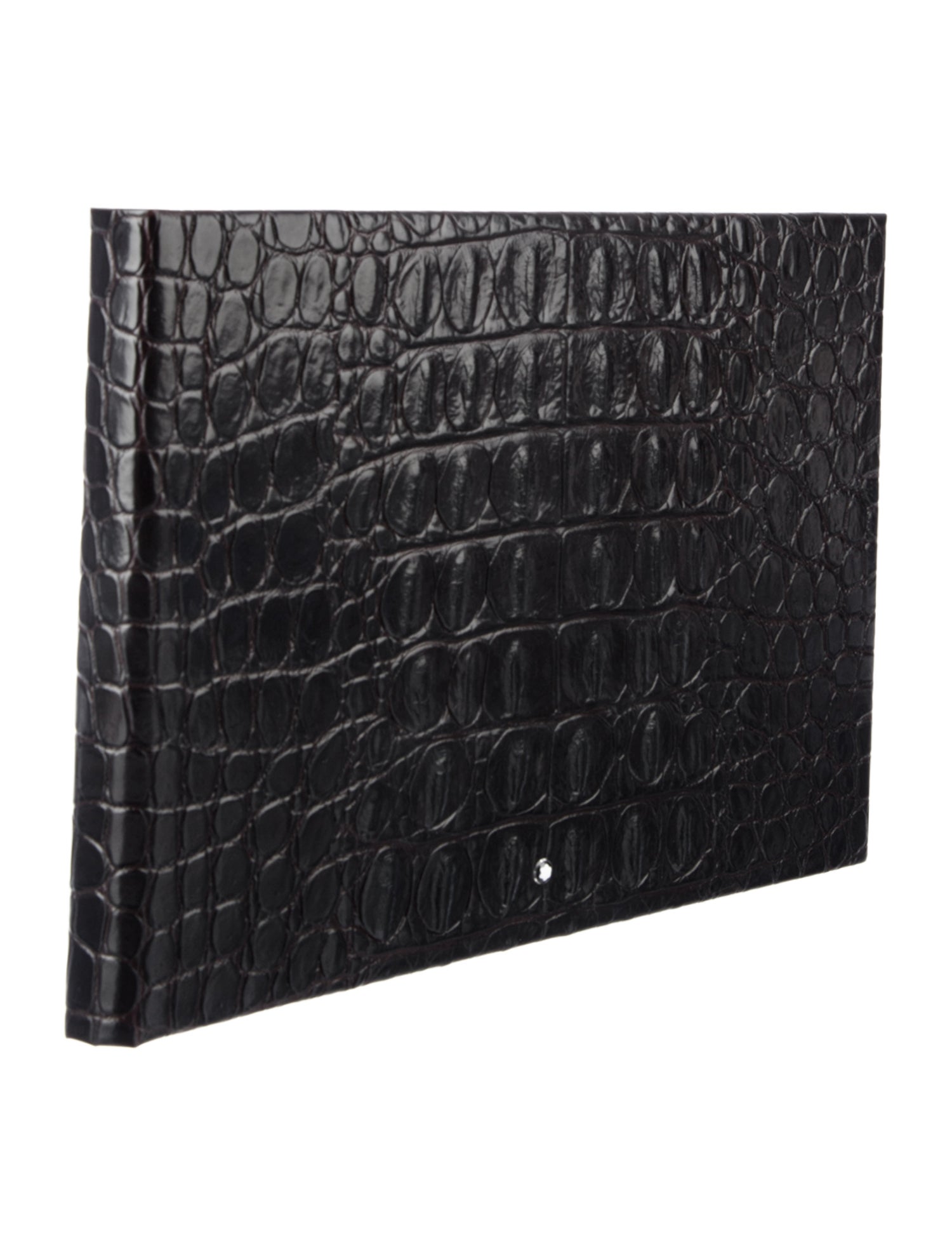 Montblanc Croco Embossed Leather Guest Book