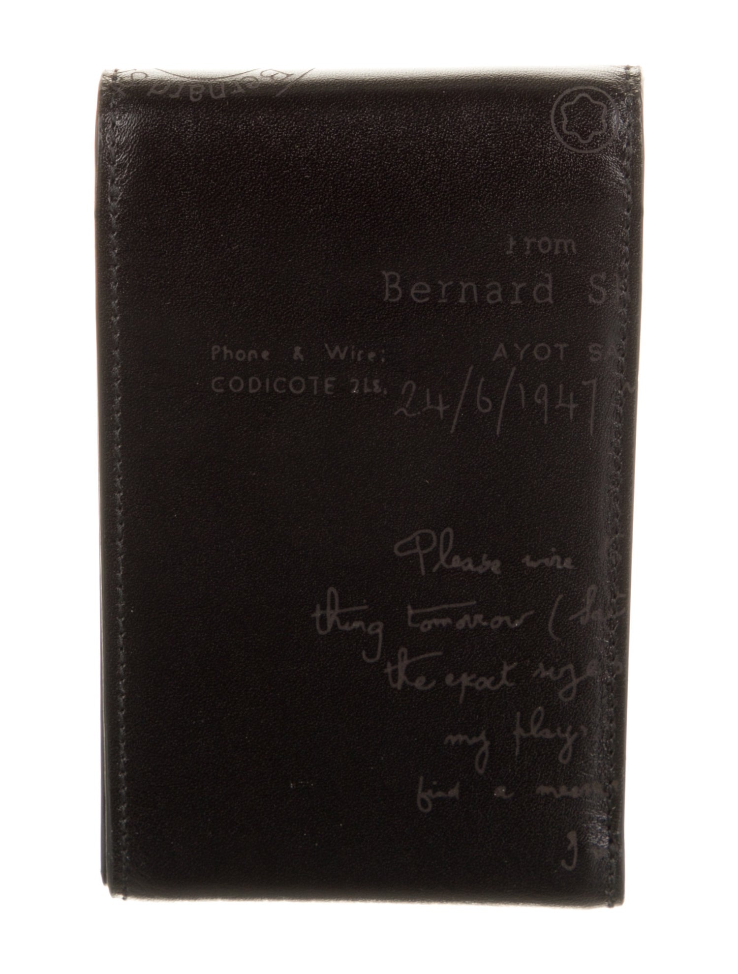 Montblanc Leather Printed Wallet
