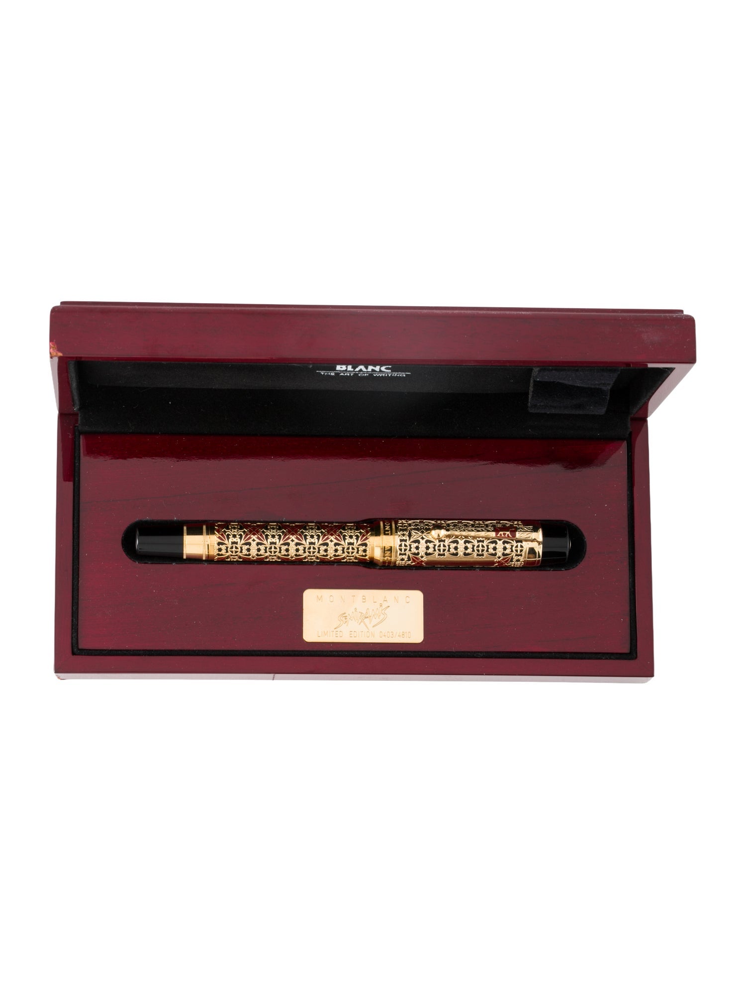 Montblanc Limited Edition Patron of Art Semiramis Fountain Pen