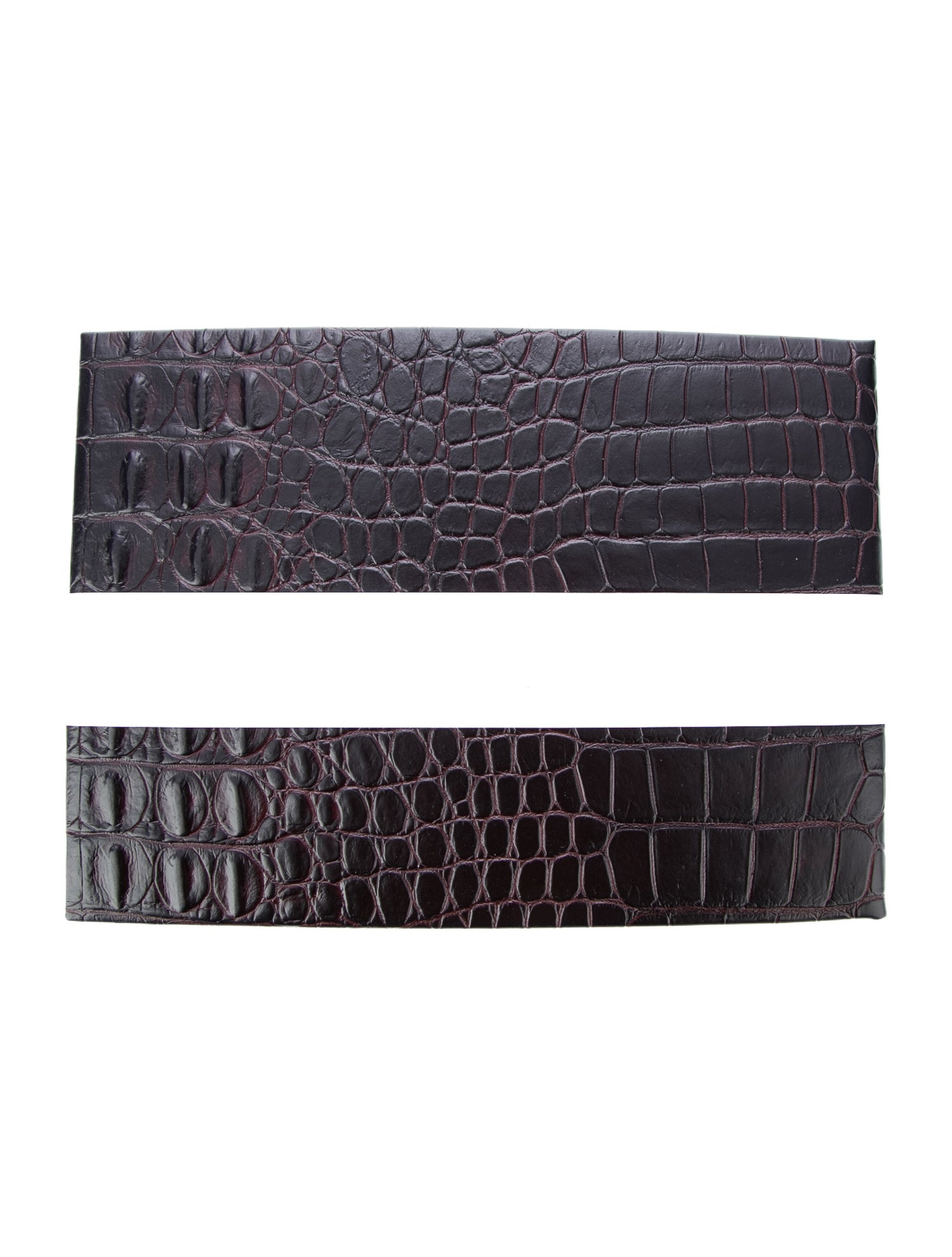 Montblanc Croco Embossed Leather Guest Book w/ Tags