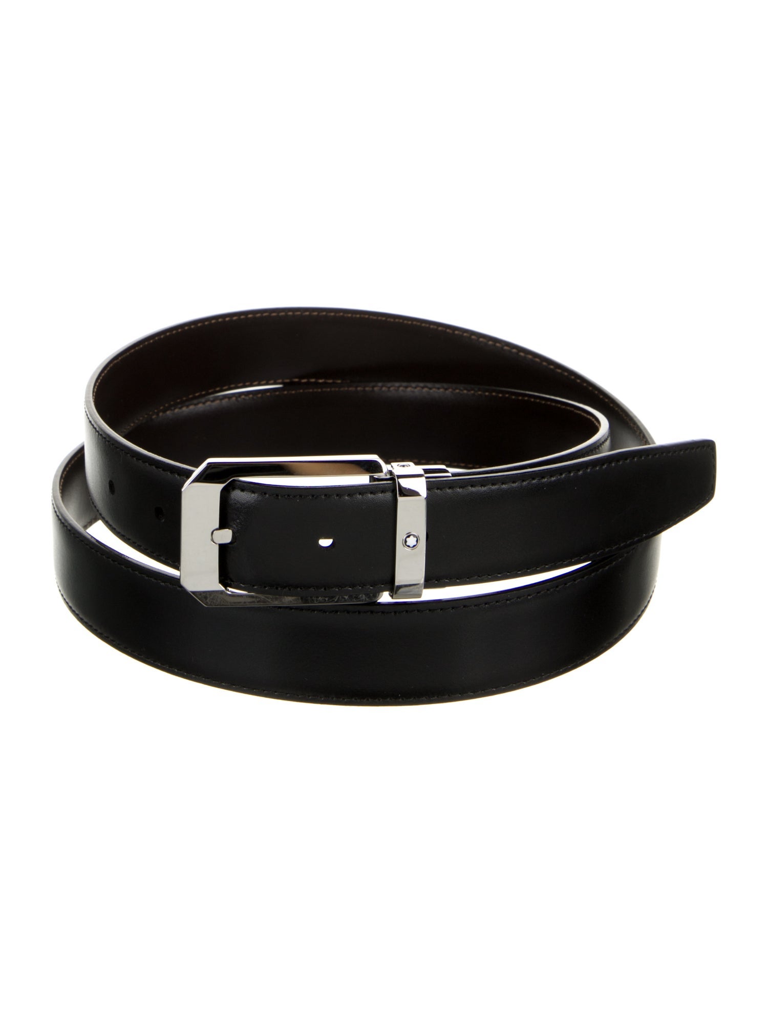 Montblanc Skinny Leather Belt