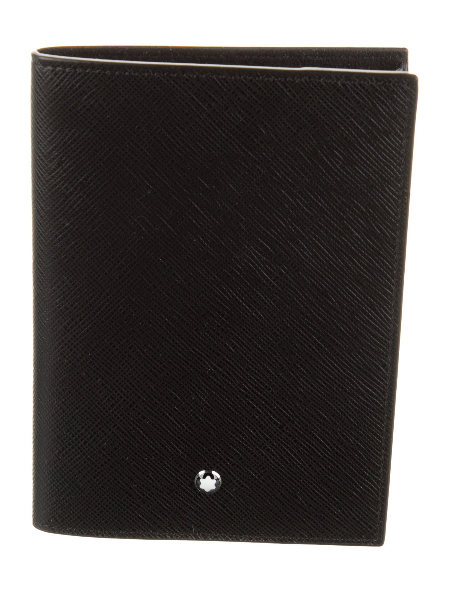 Montblanc Black leather passport cover w/Tags