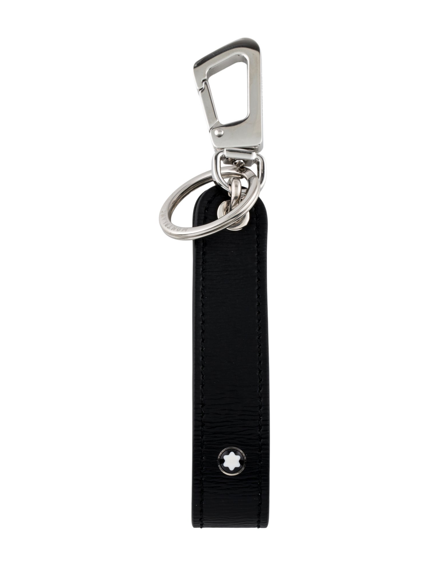 Montblanc leather keychain