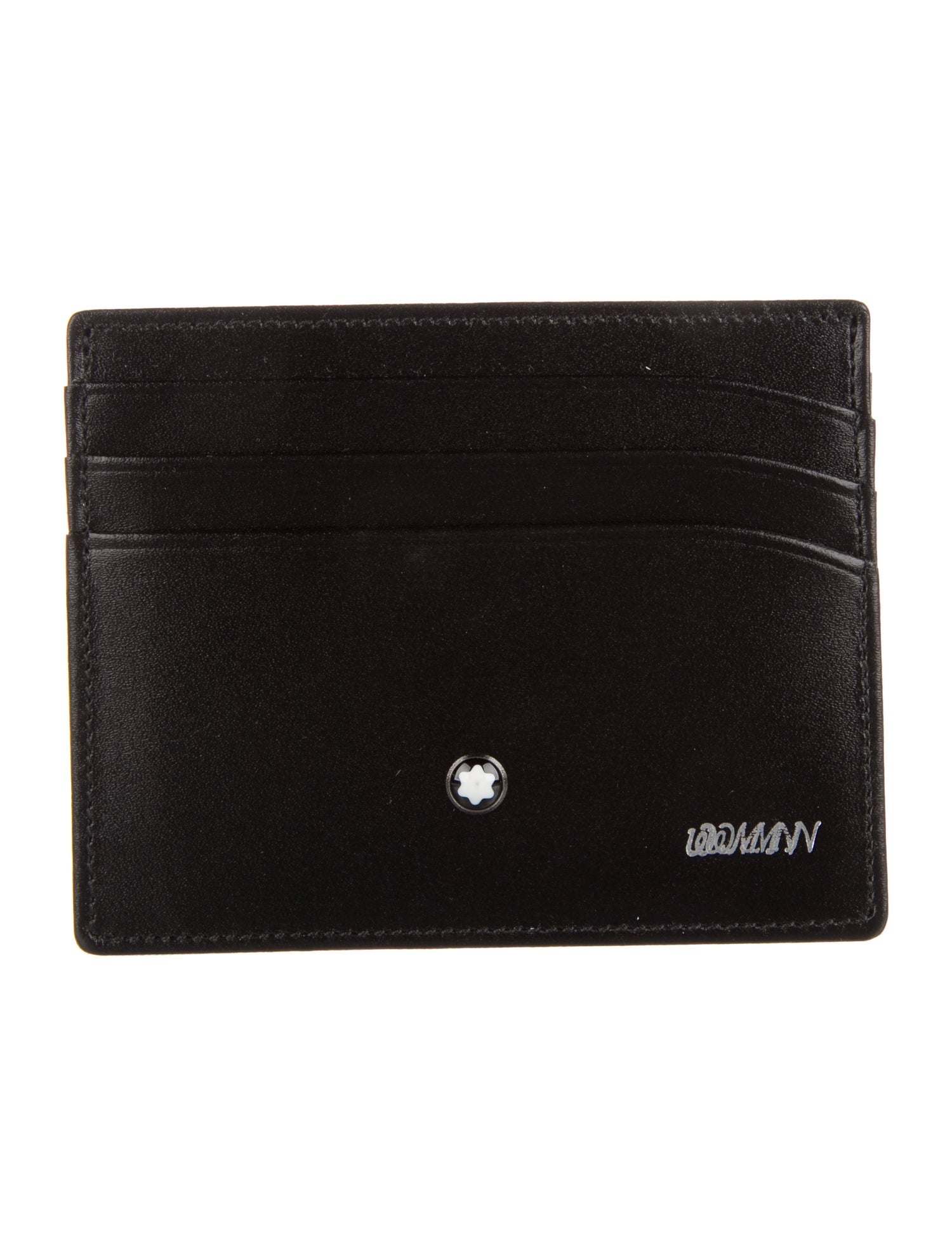 Montblanc Leather Graphic Print Wallet w/ Tags