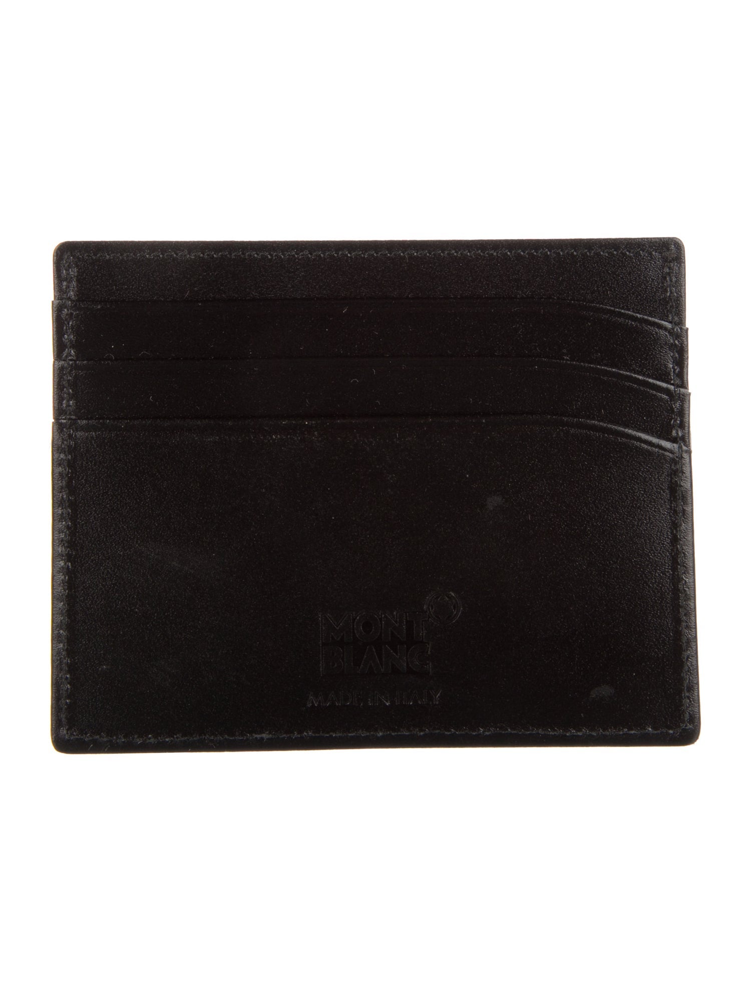 Montblanc Leather Graphic Print Wallet w/ Tags