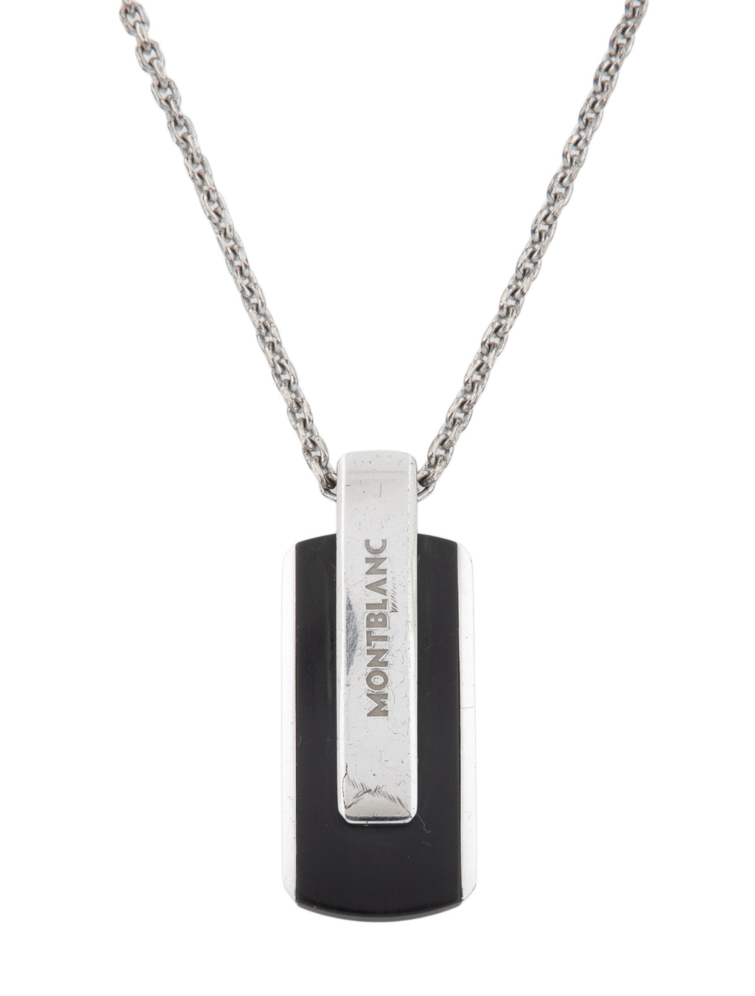 Montblanc Titanium Pendant Necklace