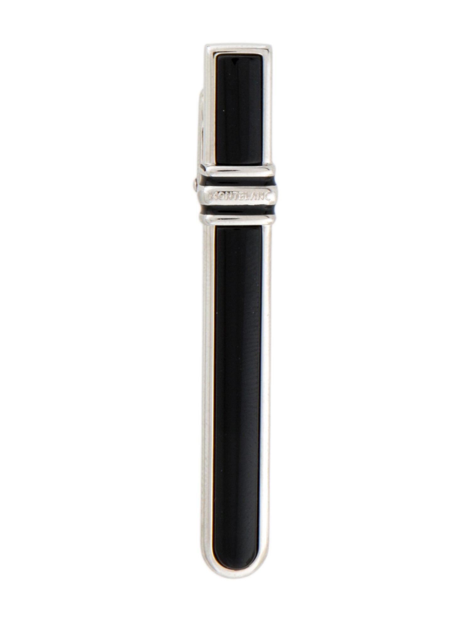 Montblanc Onyx & Enamel Tie Bar
