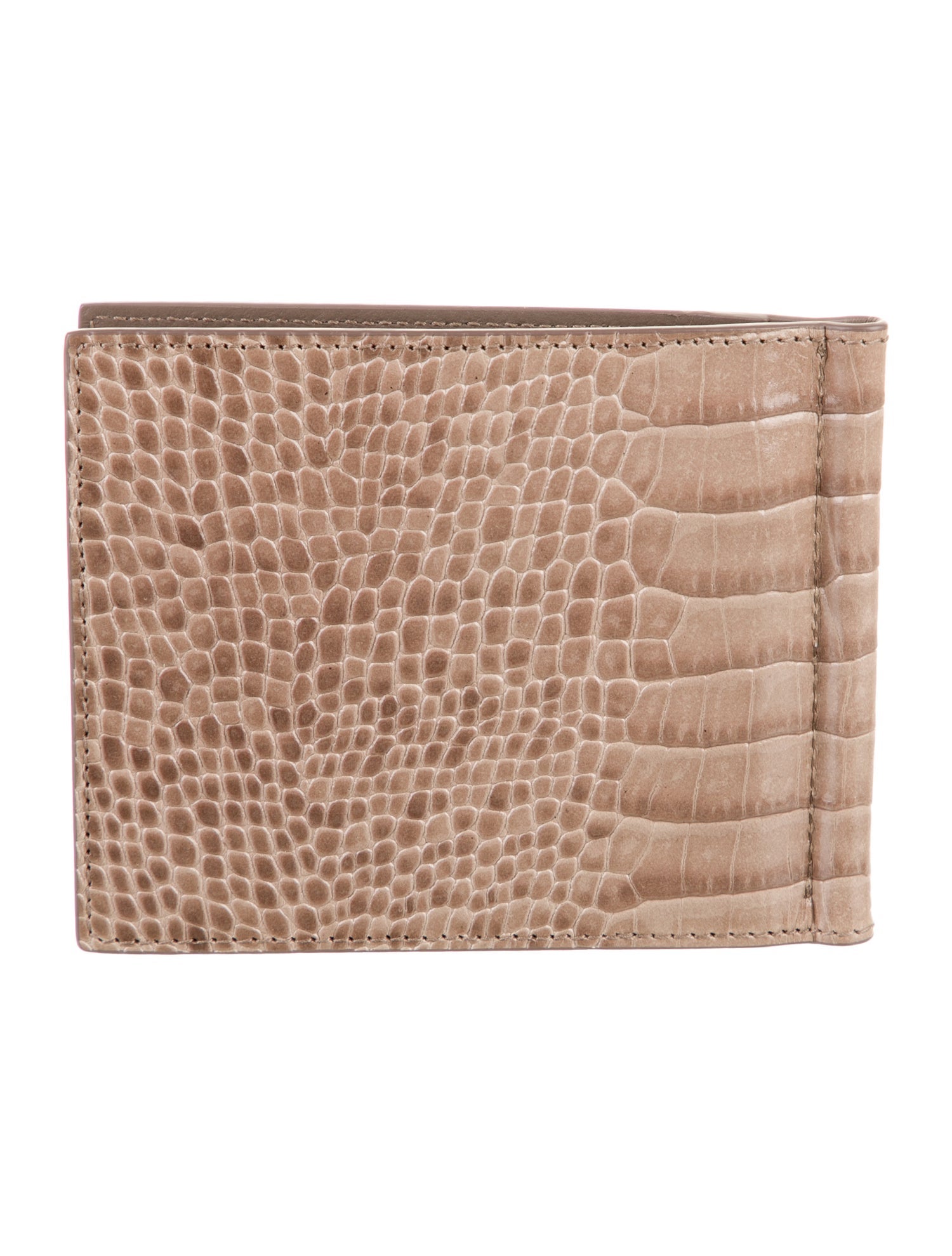 Montblanc Embossed Leather Animal Print Wallet