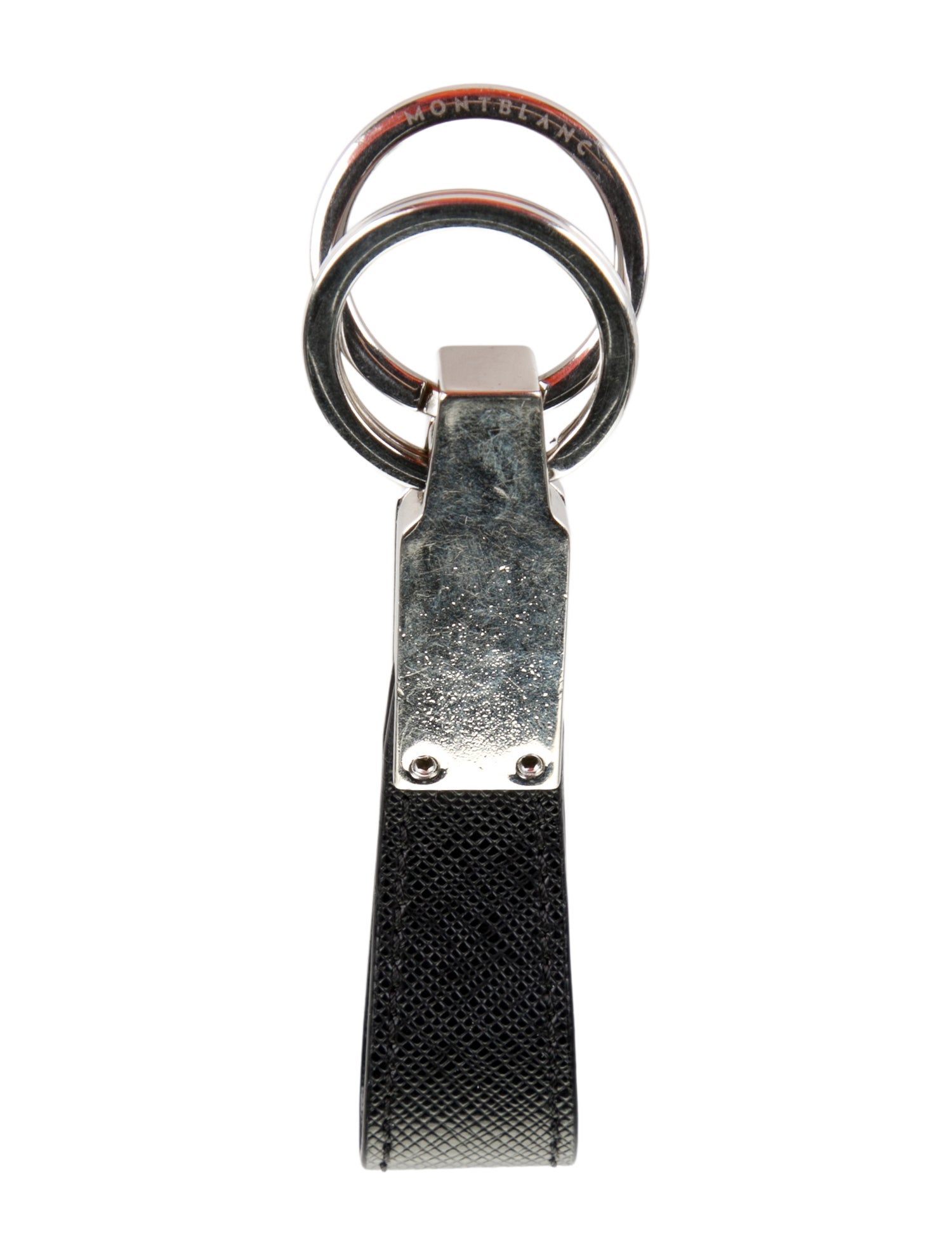 Montblanc leather keychain