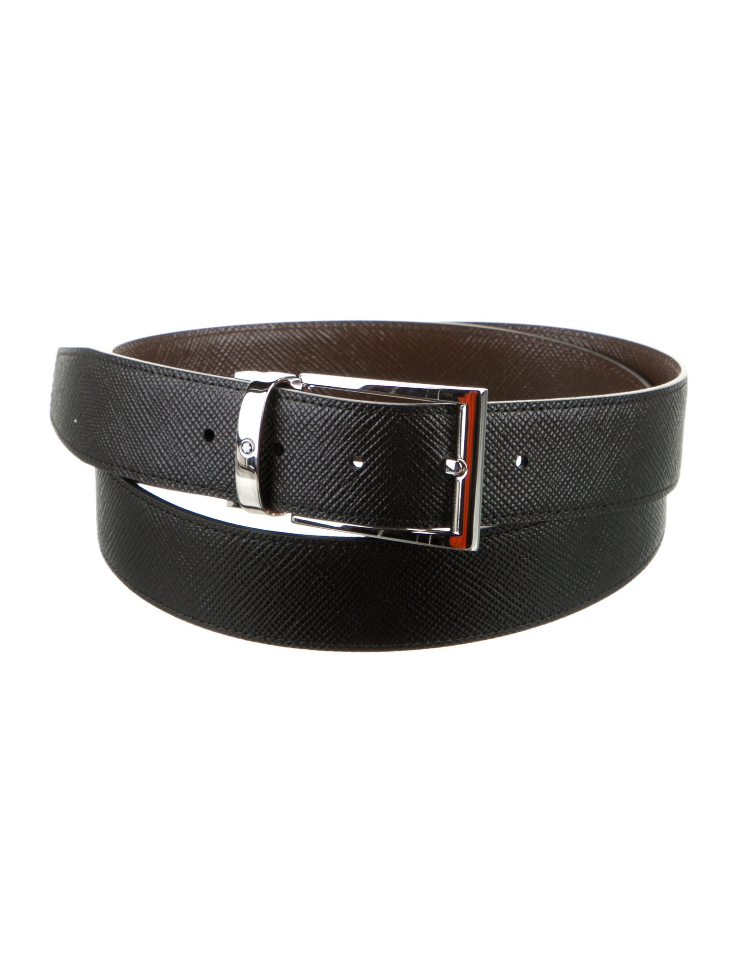 Montblanc Saffiano Leather Waist Belt