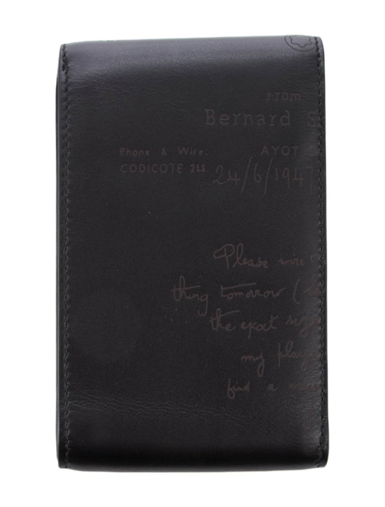 Montblanc Limited Writers Edition George Bernard Shaw Leather Notepad