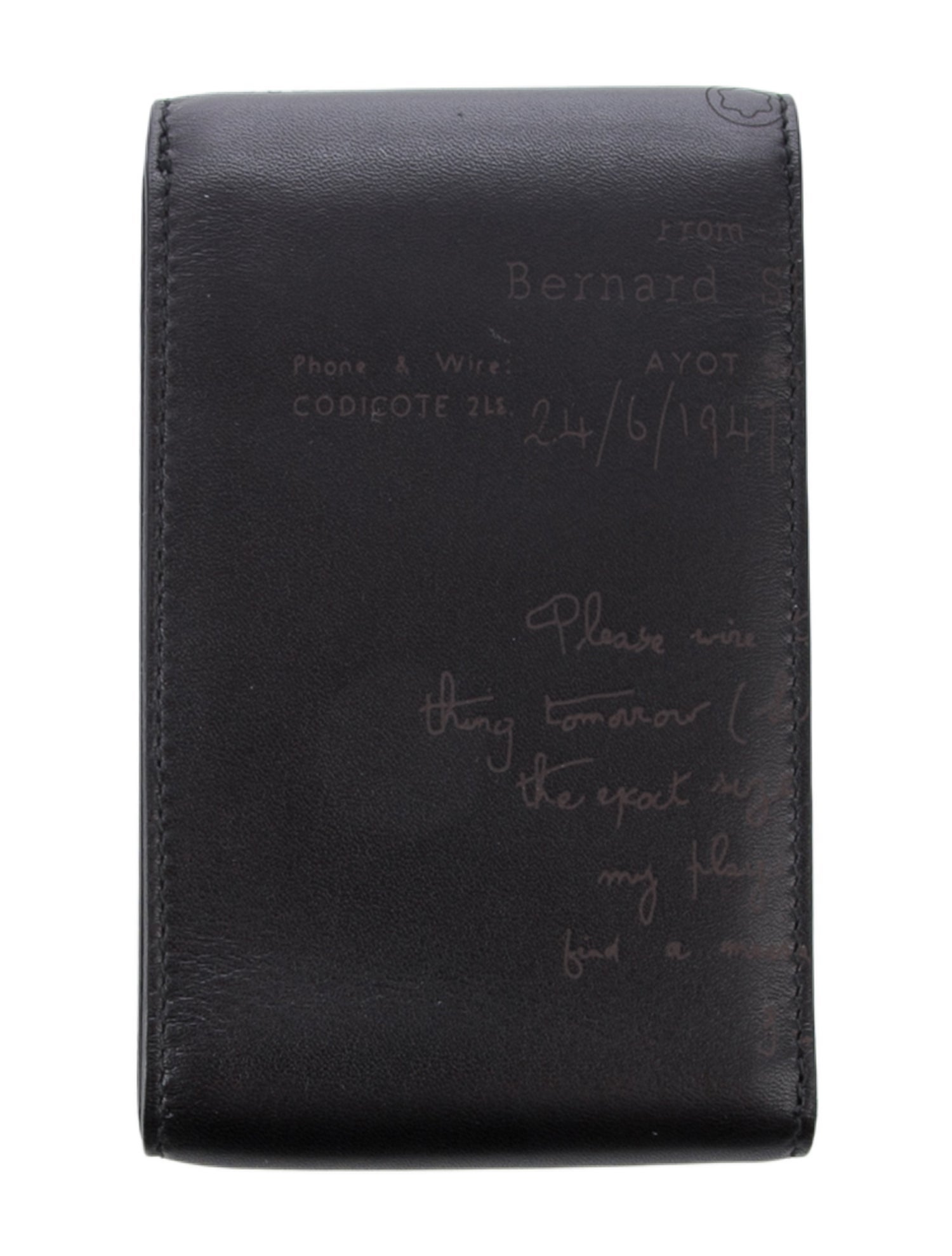 Montblanc Limited Writers Edition George Bernard Shaw Leather Notepad
