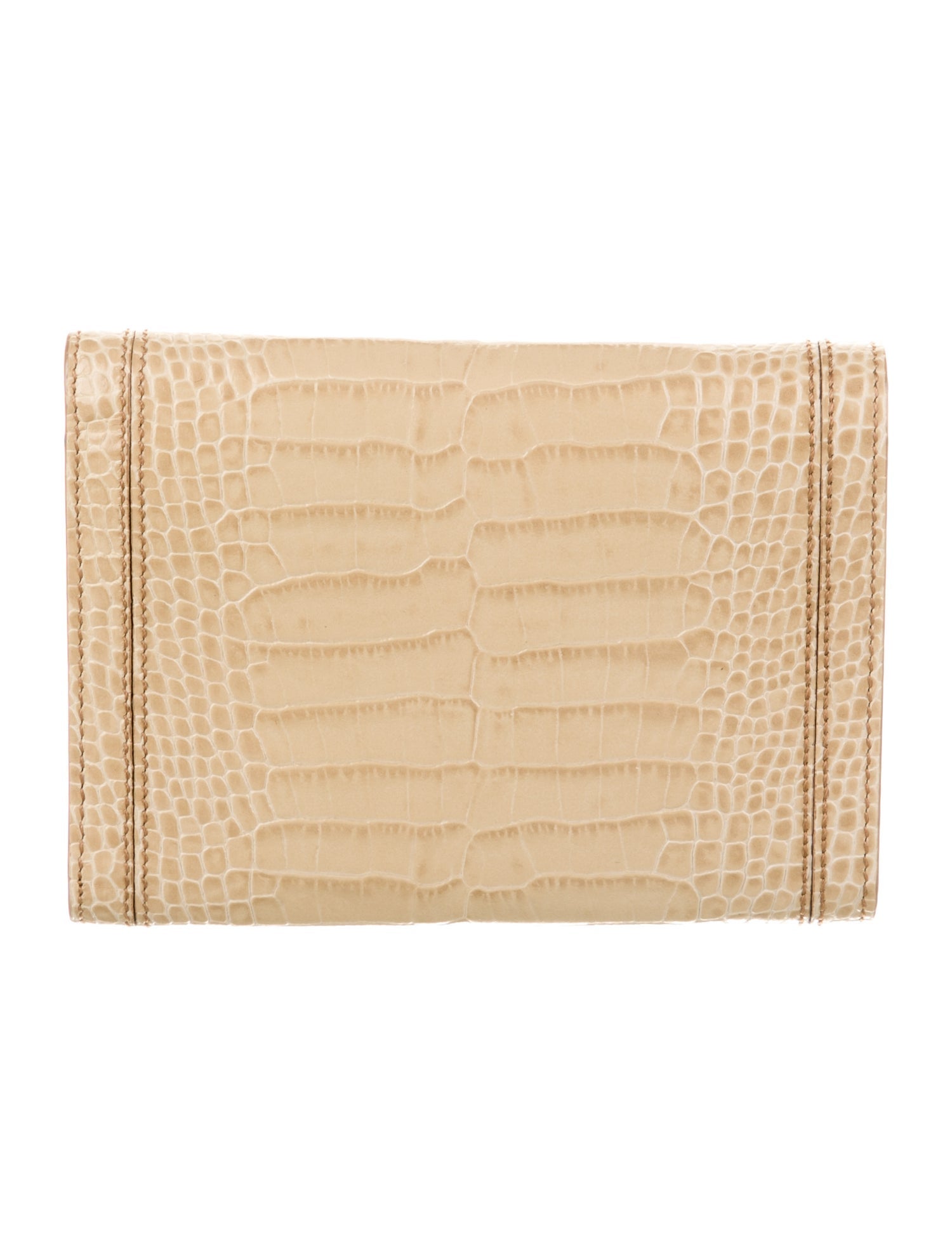 Montblanc Embossed Leather Animal Print Wallet