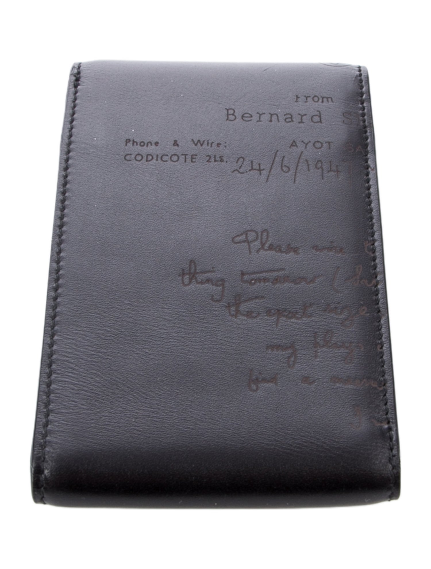 Montblanc Limited Writers Edition George Bernard Shaw Leather Notepad