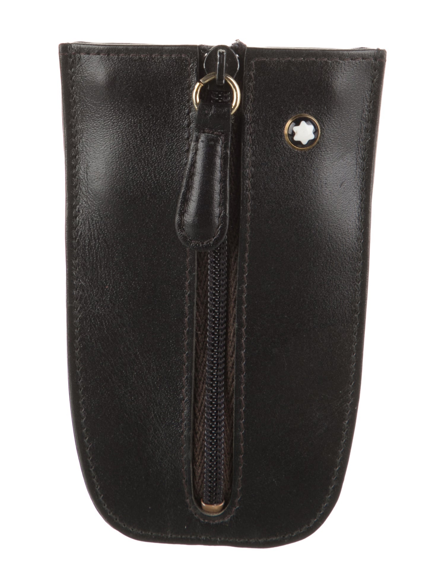 Montblanc leather keychain pouch