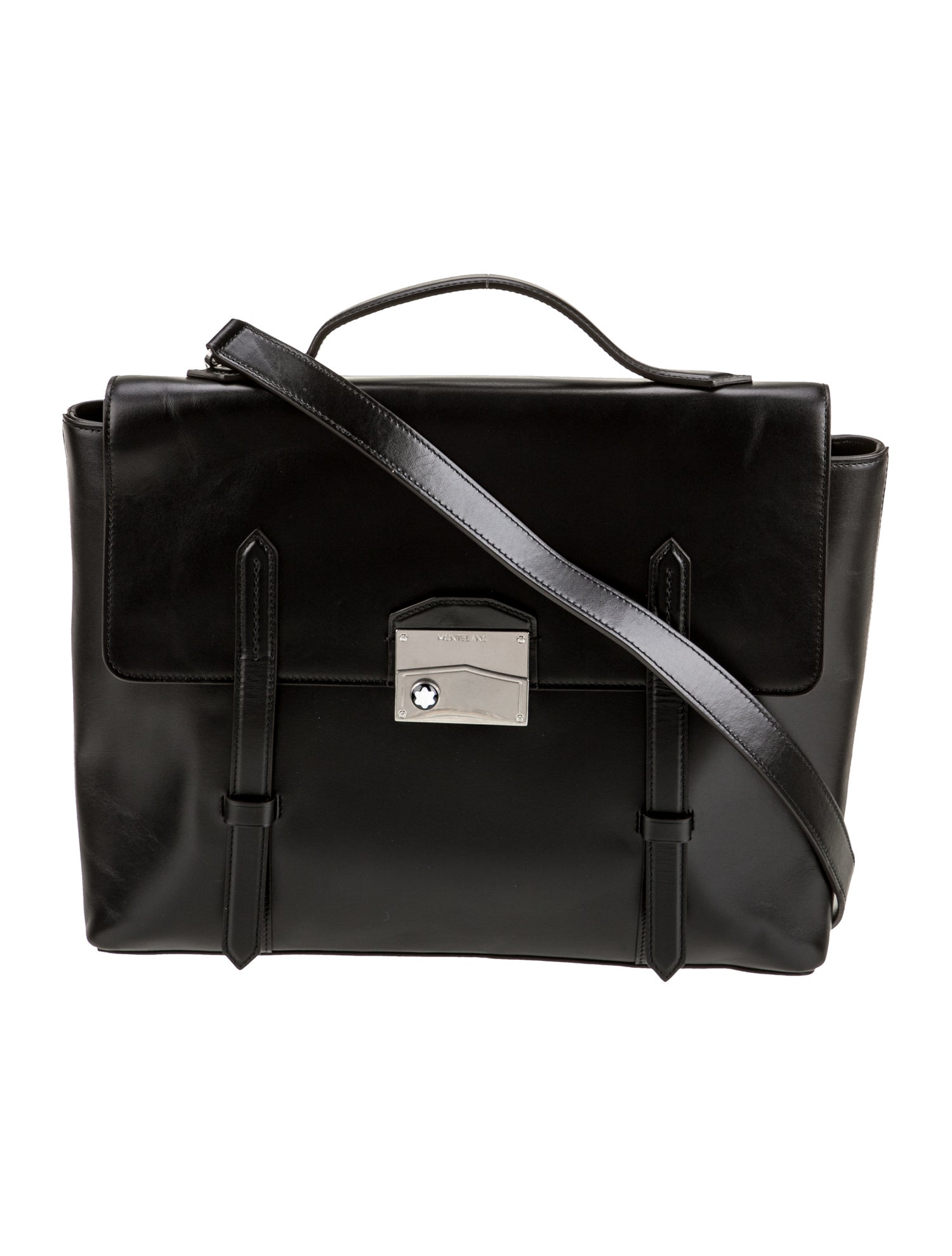 Montblanc Leather Messenger Bag