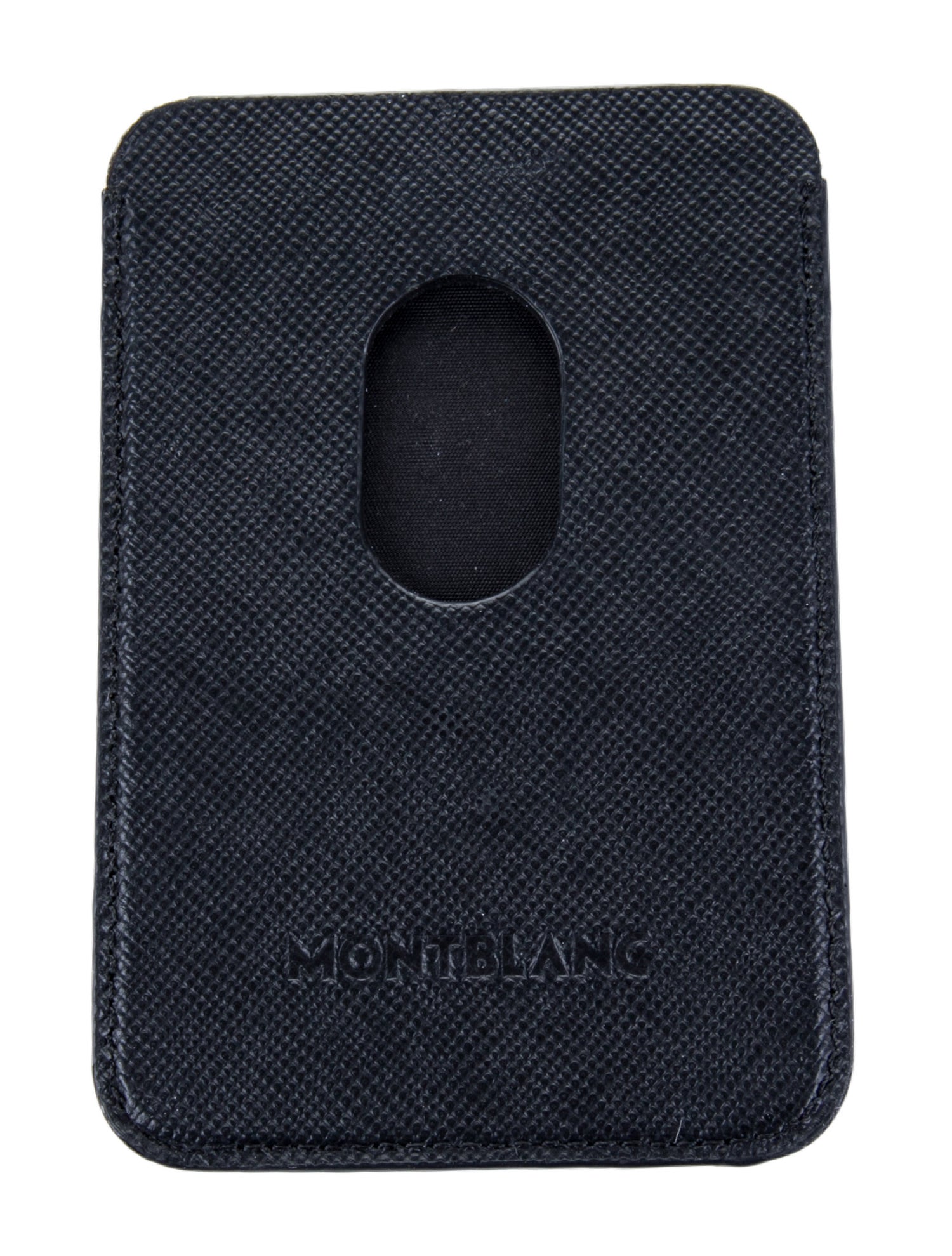 Montblanc leather id holder