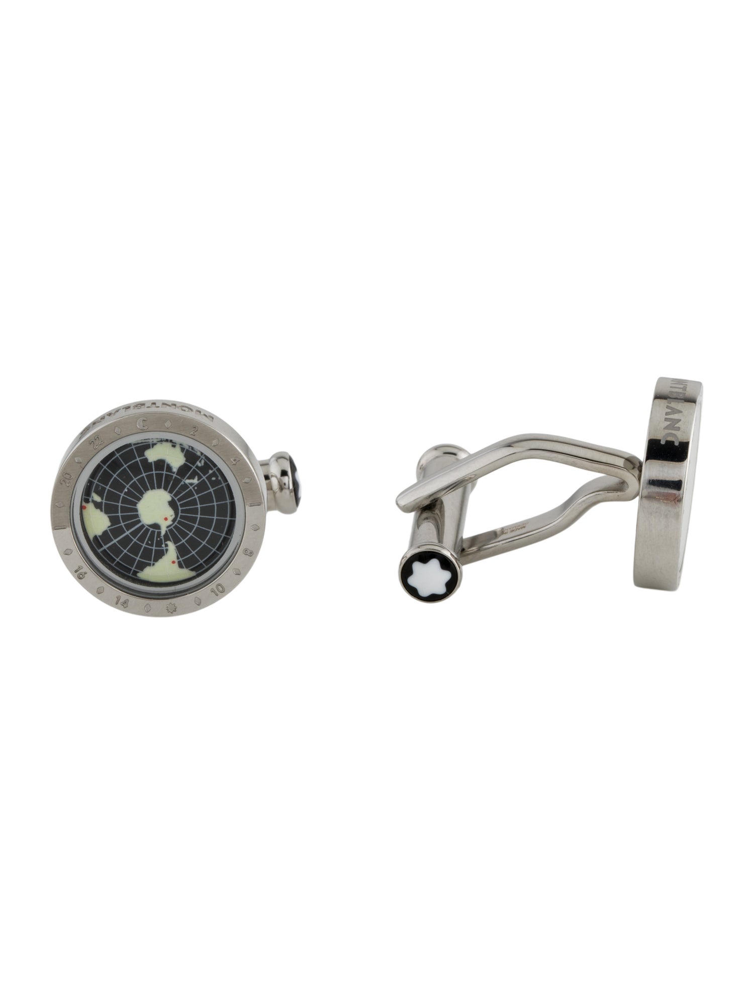 Montblanc Enamel 1858 Geosphere Cufflinks