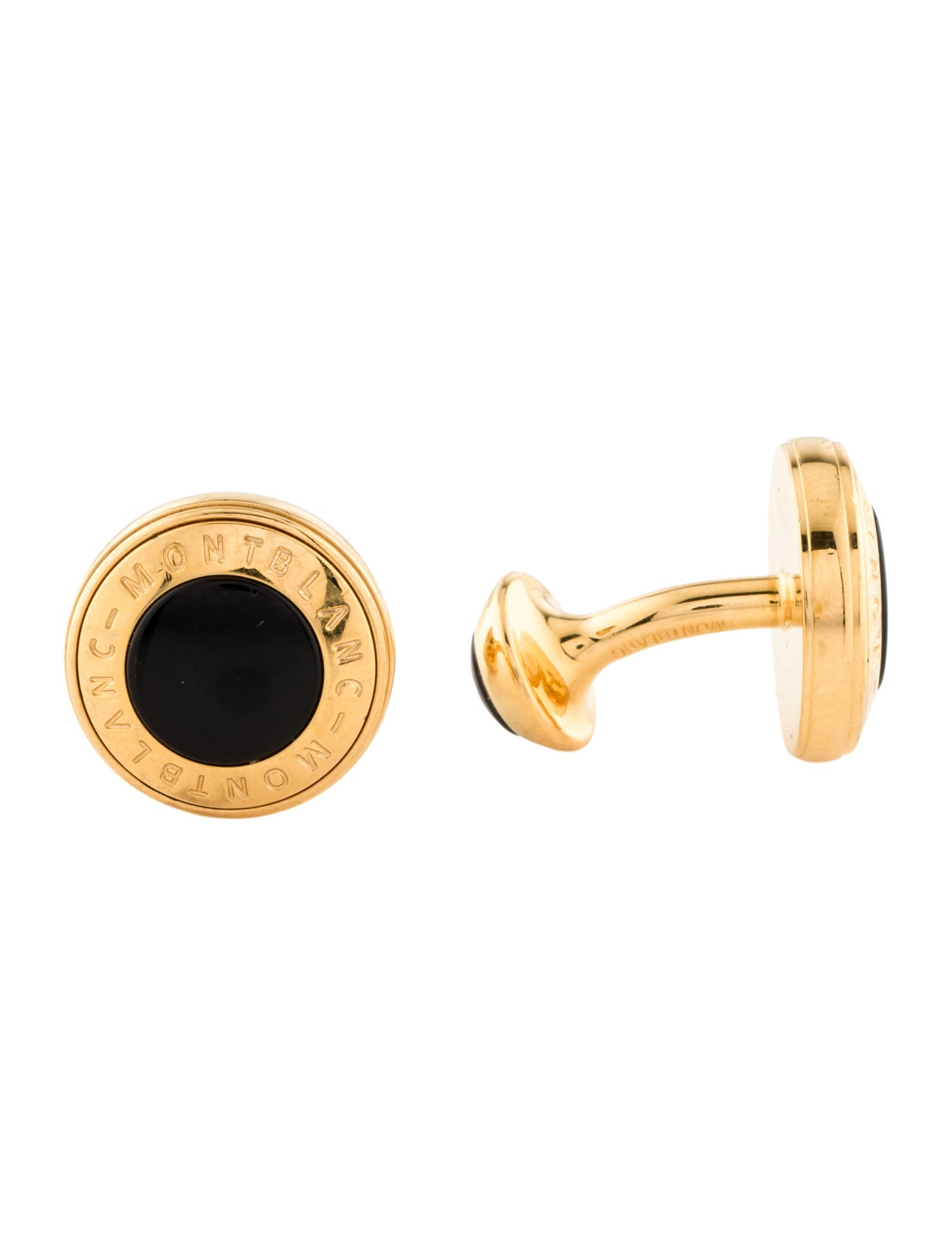 Montblanc Onyx & Enamel Cufflinks