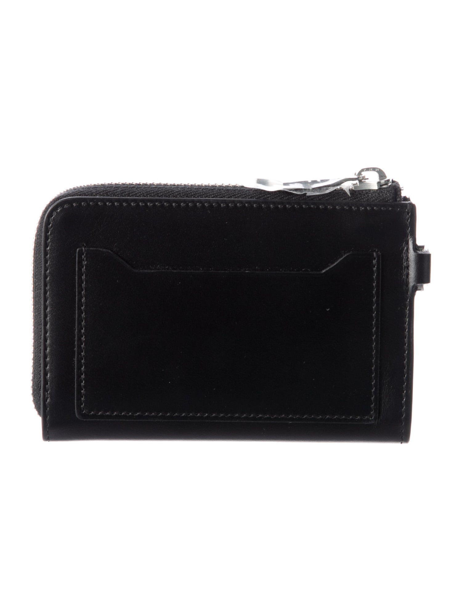 Montblanc Leather Zip Card Case Leather Wallet
