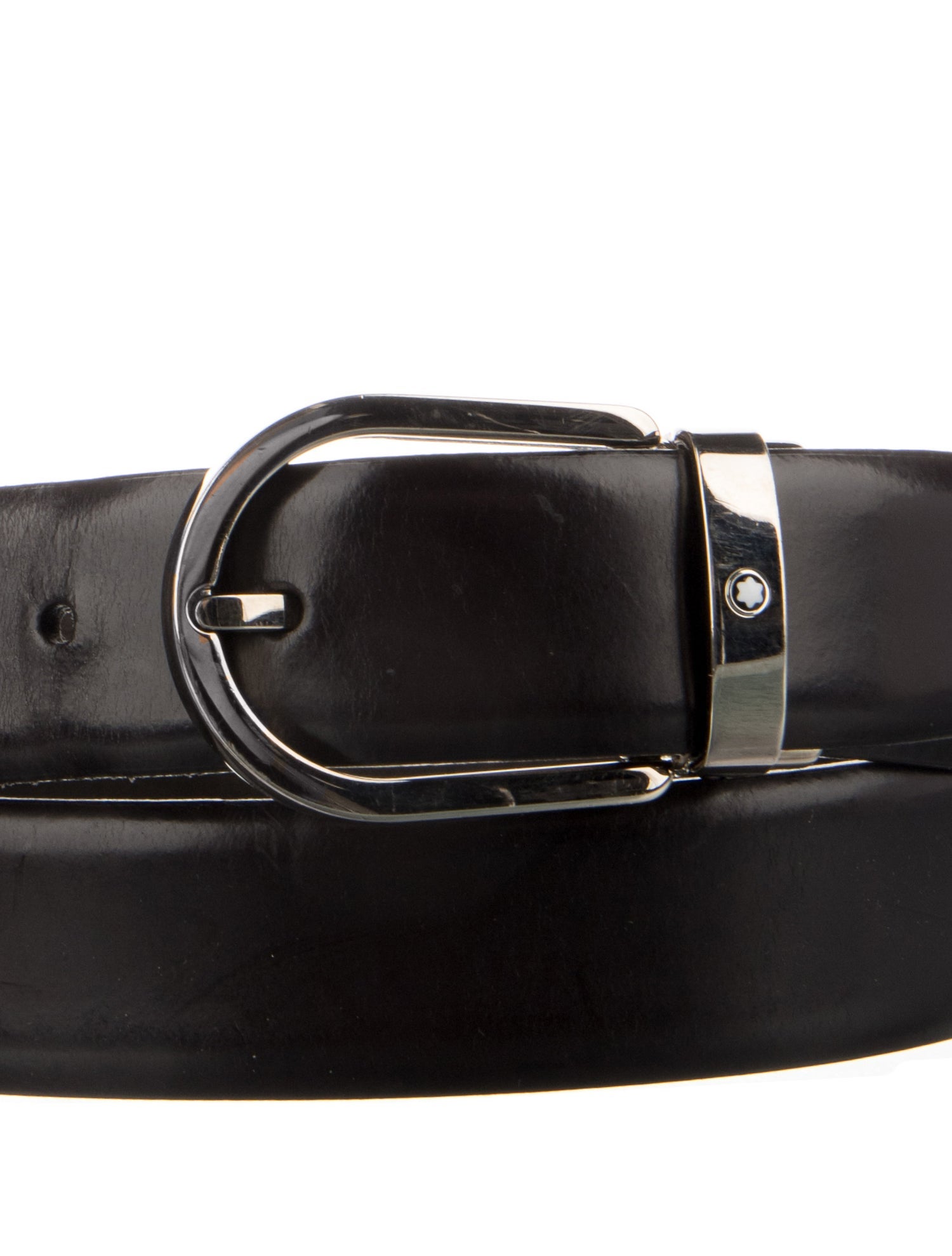 Montblanc Skinny Leather Waist Belt