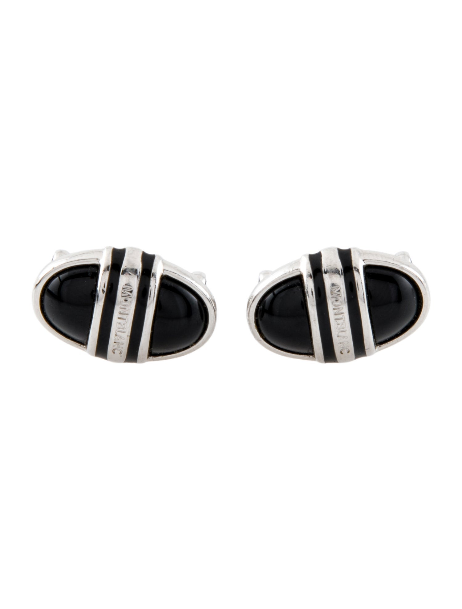 Montblanc Resin & Onyx Meisterstuck Cufflinks